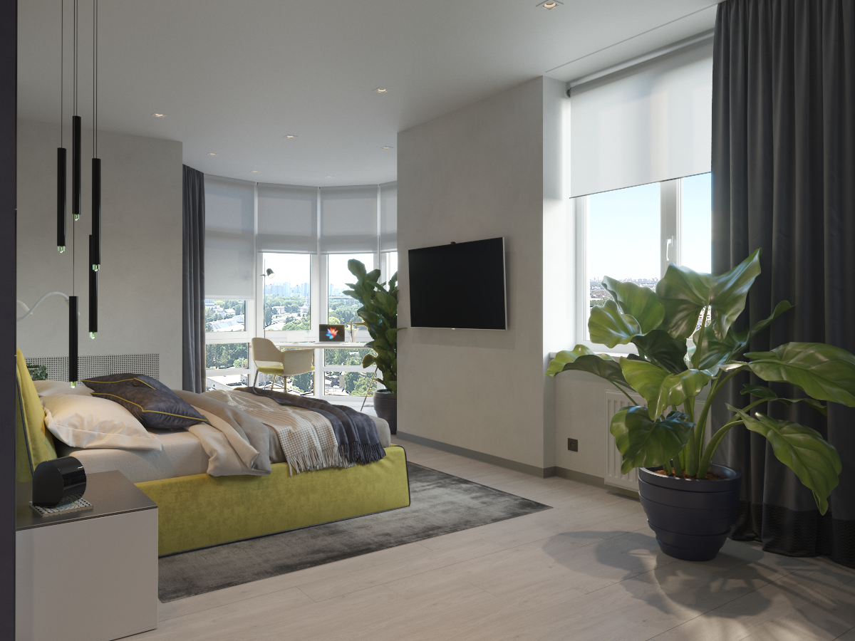 乌克兰基辅 106 平米现代公寓设计-12