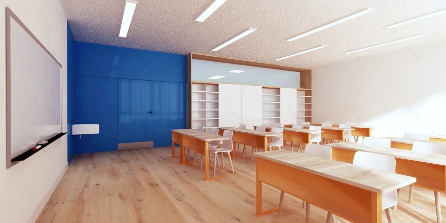 波兰 Wroclaw 幼儿园及学校室内设计-7