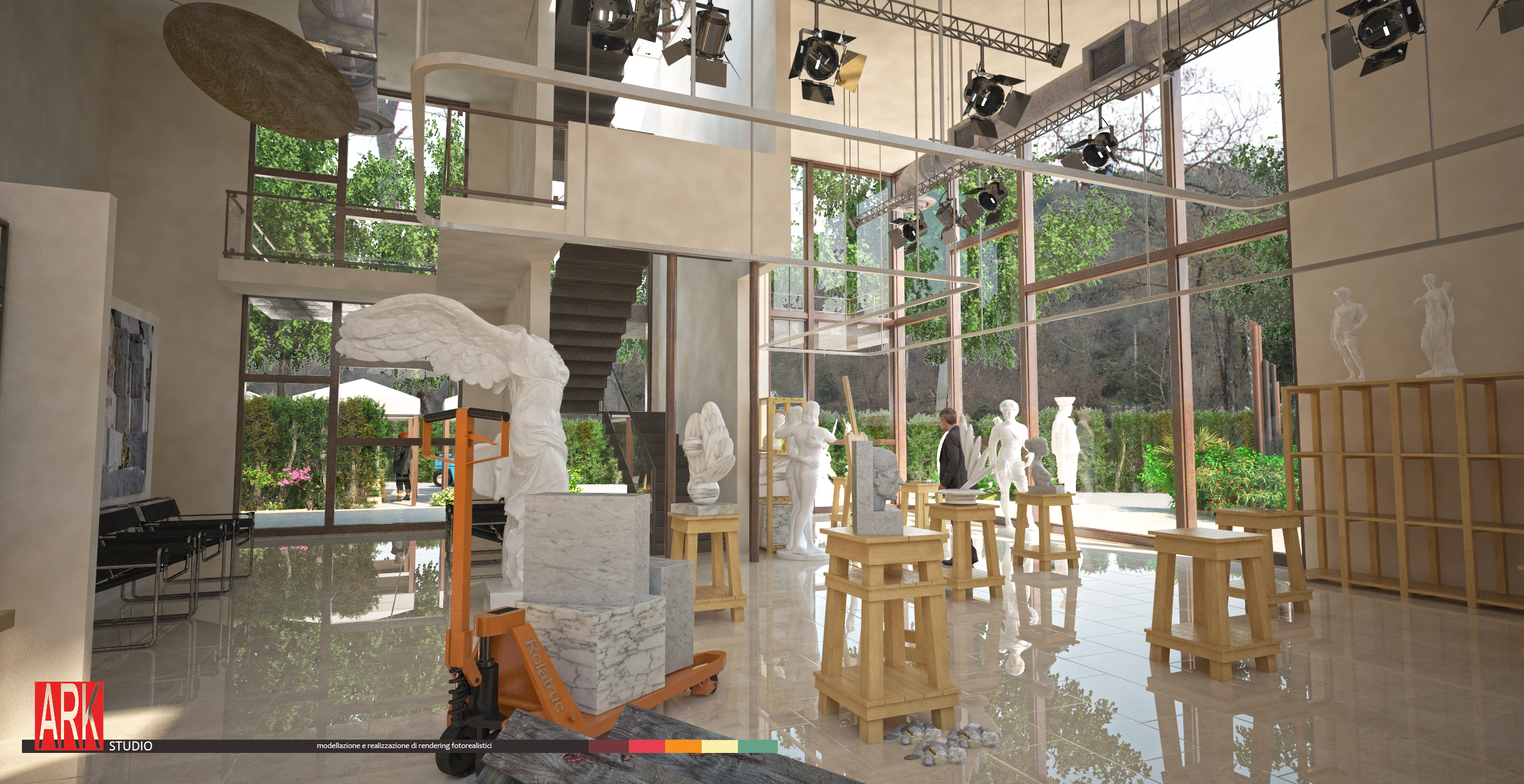 意大利雕塑学校内外部设计赏析-5