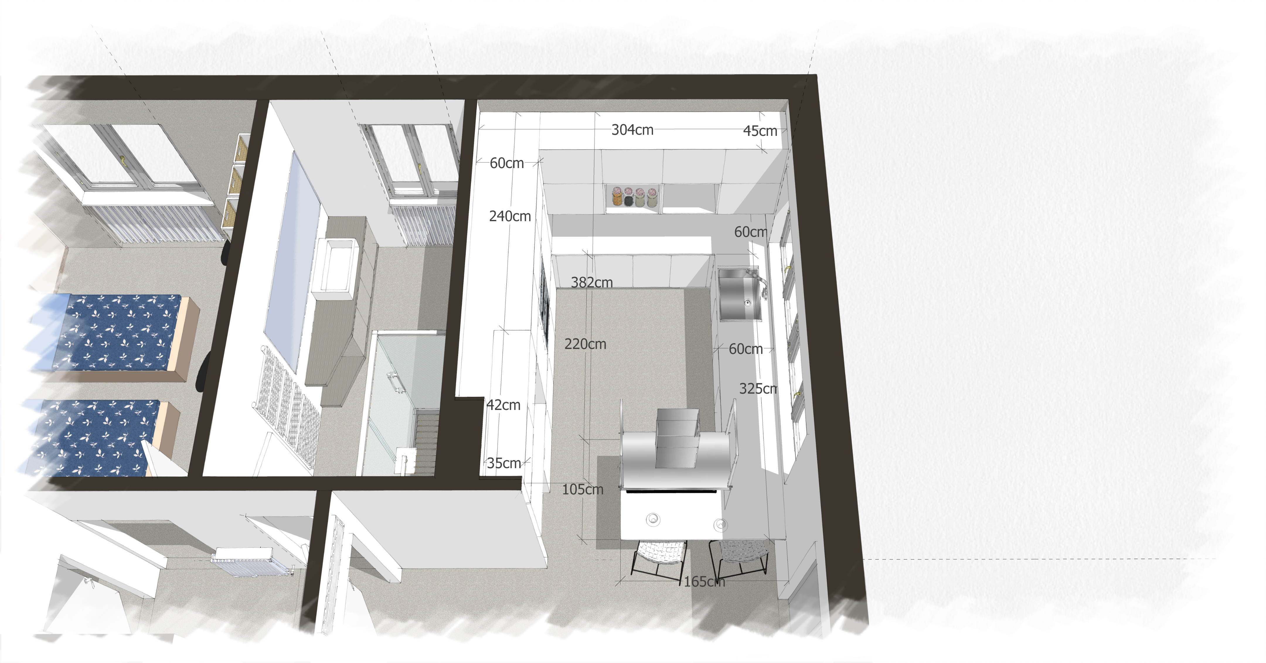 旧别墅变现代舒适家居，设计亮点实现空间增值-5