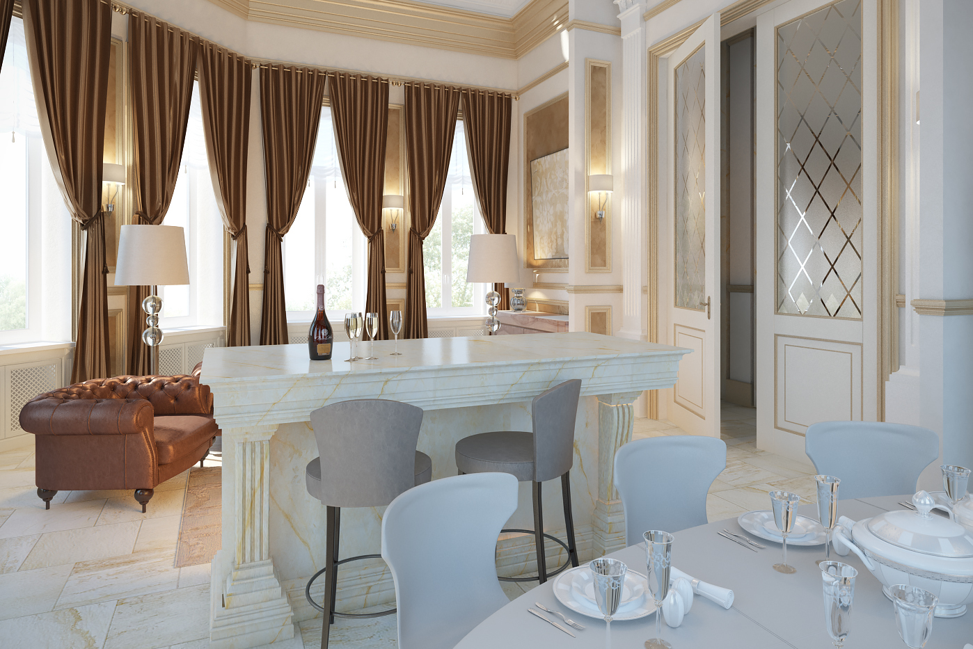 乡间别墅泳池休闲室-6