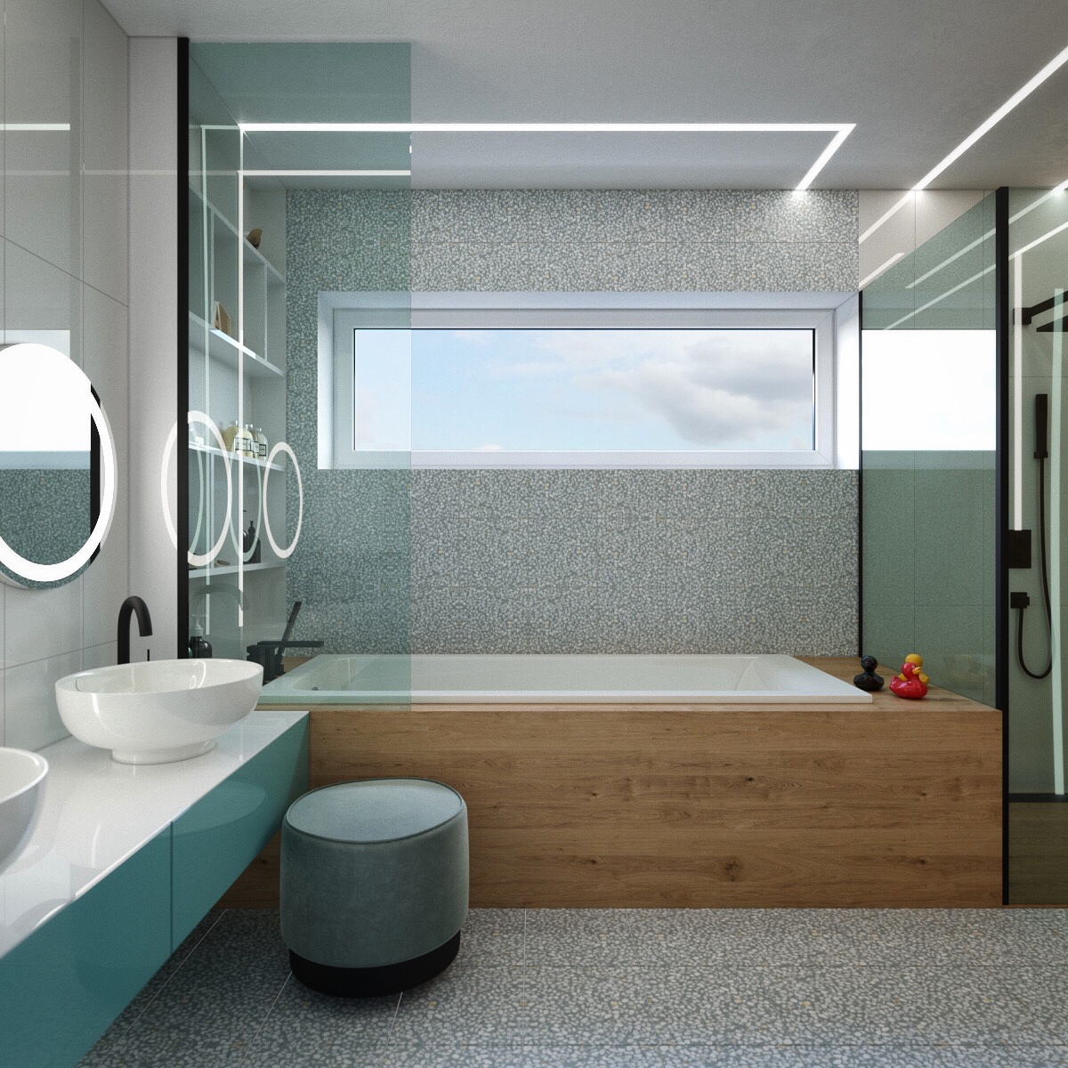 乌克兰极简私人住宅设计-48