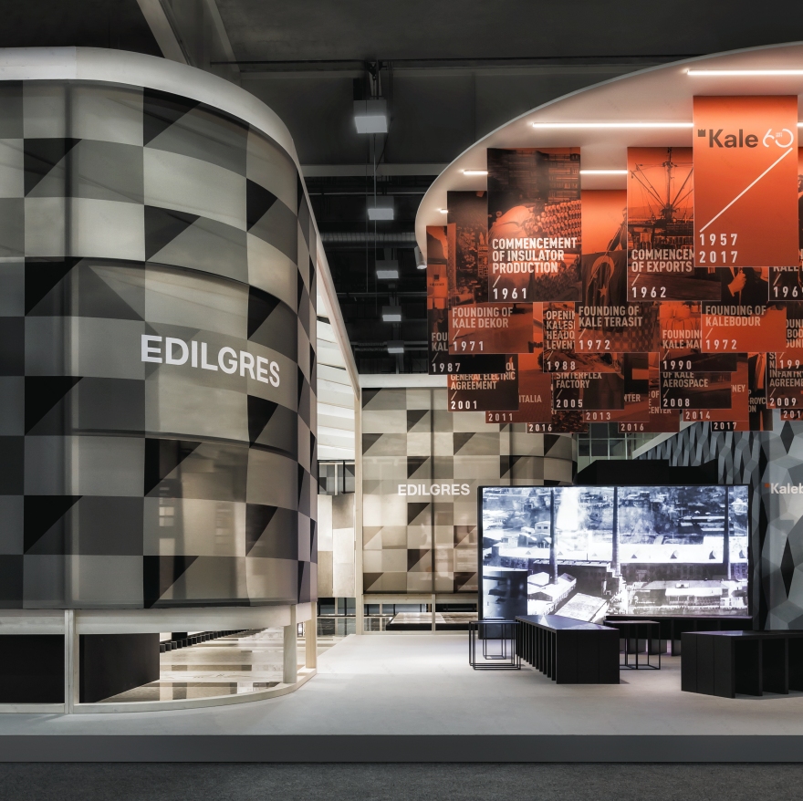 可塑之瓷 · Kale 集团 Cersaie 17 展位设计-4