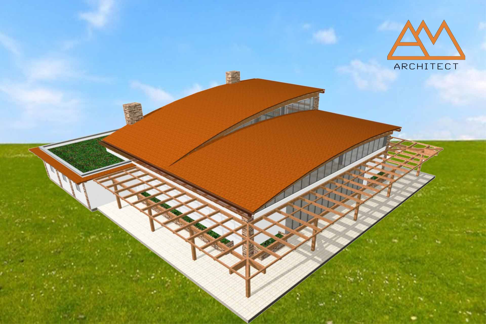 线性几何风格建筑 | 轻盈空间与充足光照的完美结合-12