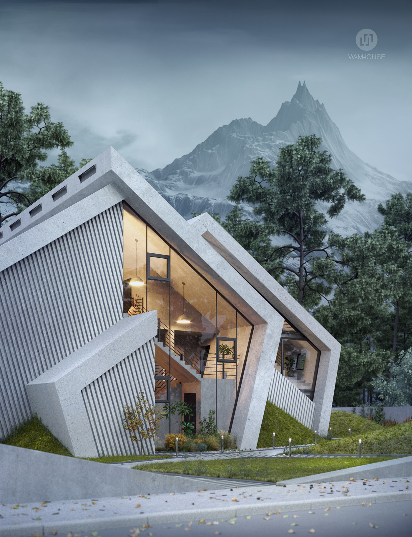 五层独栋别墅设计-0