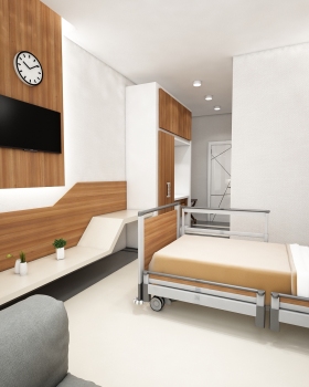 Hospital Suite Room İnterior Design / Mersin, Turkey