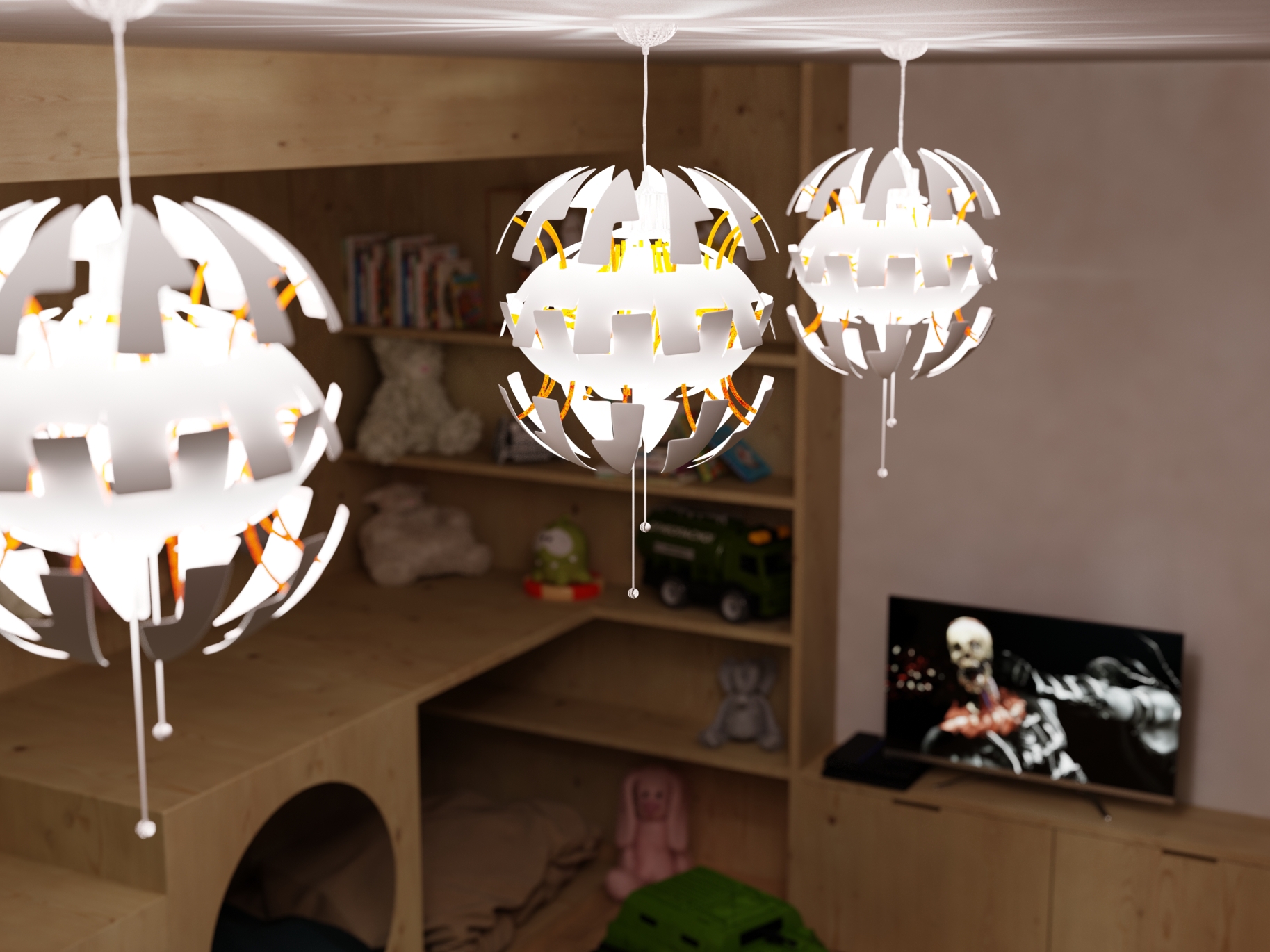 Visualization of a country house-21