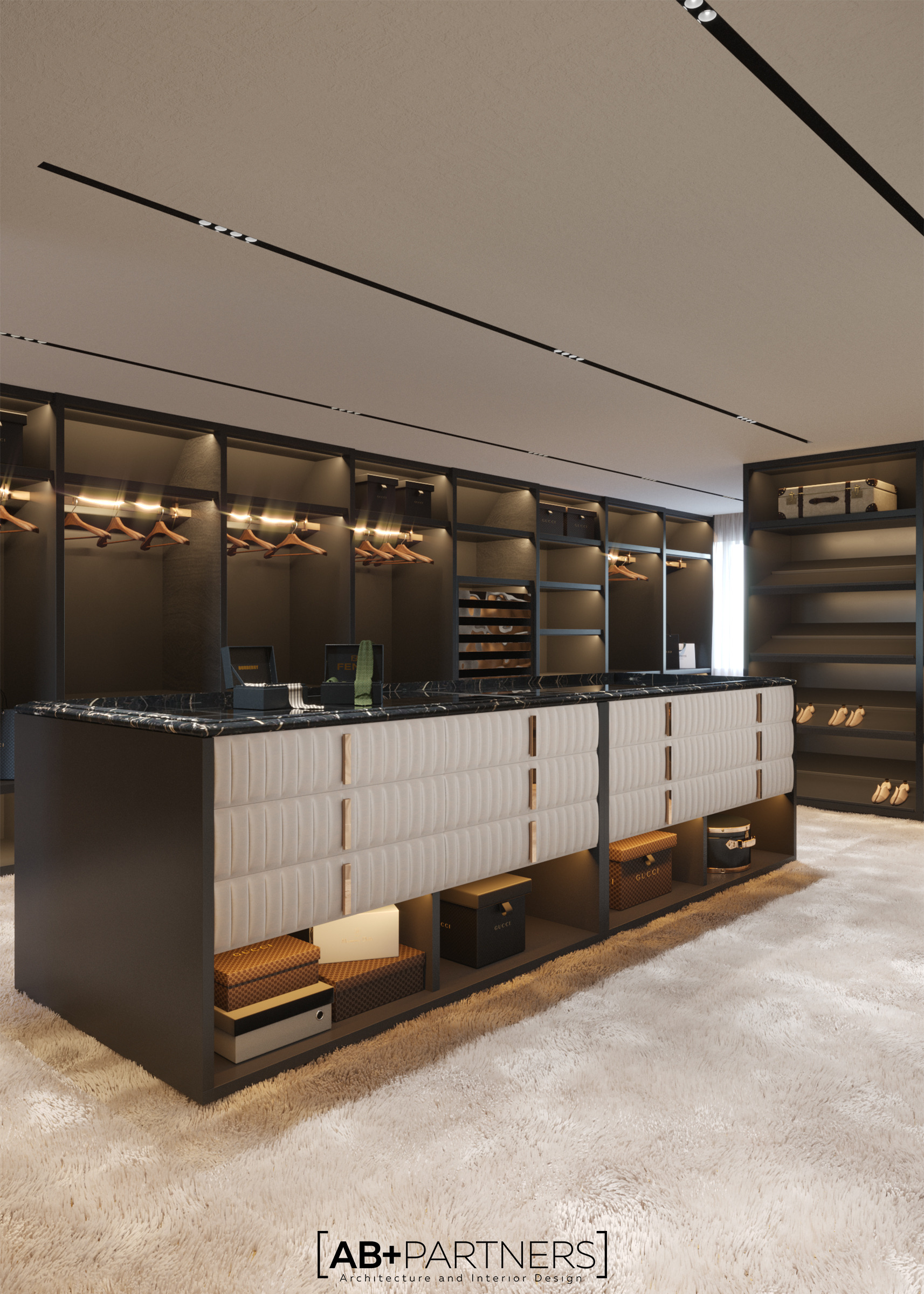 伦敦豪华别墅现代奢华室内设计-81