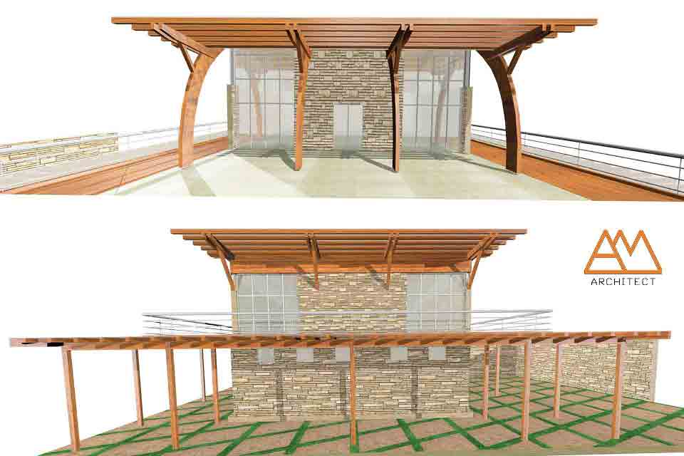 线性几何风格建筑 | 轻盈空间与充足光照的完美结合-5