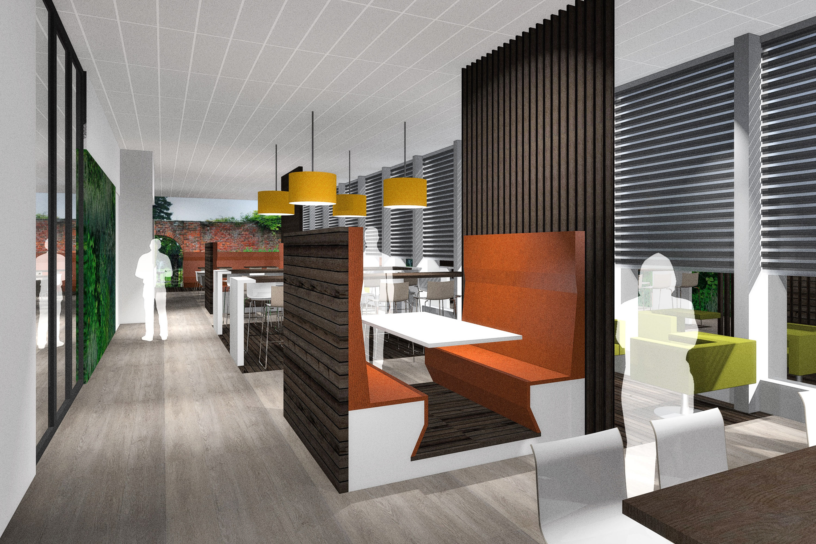 荷兰 Rabobank 员工餐厅，灵动空间打造舒适用餐环境-9