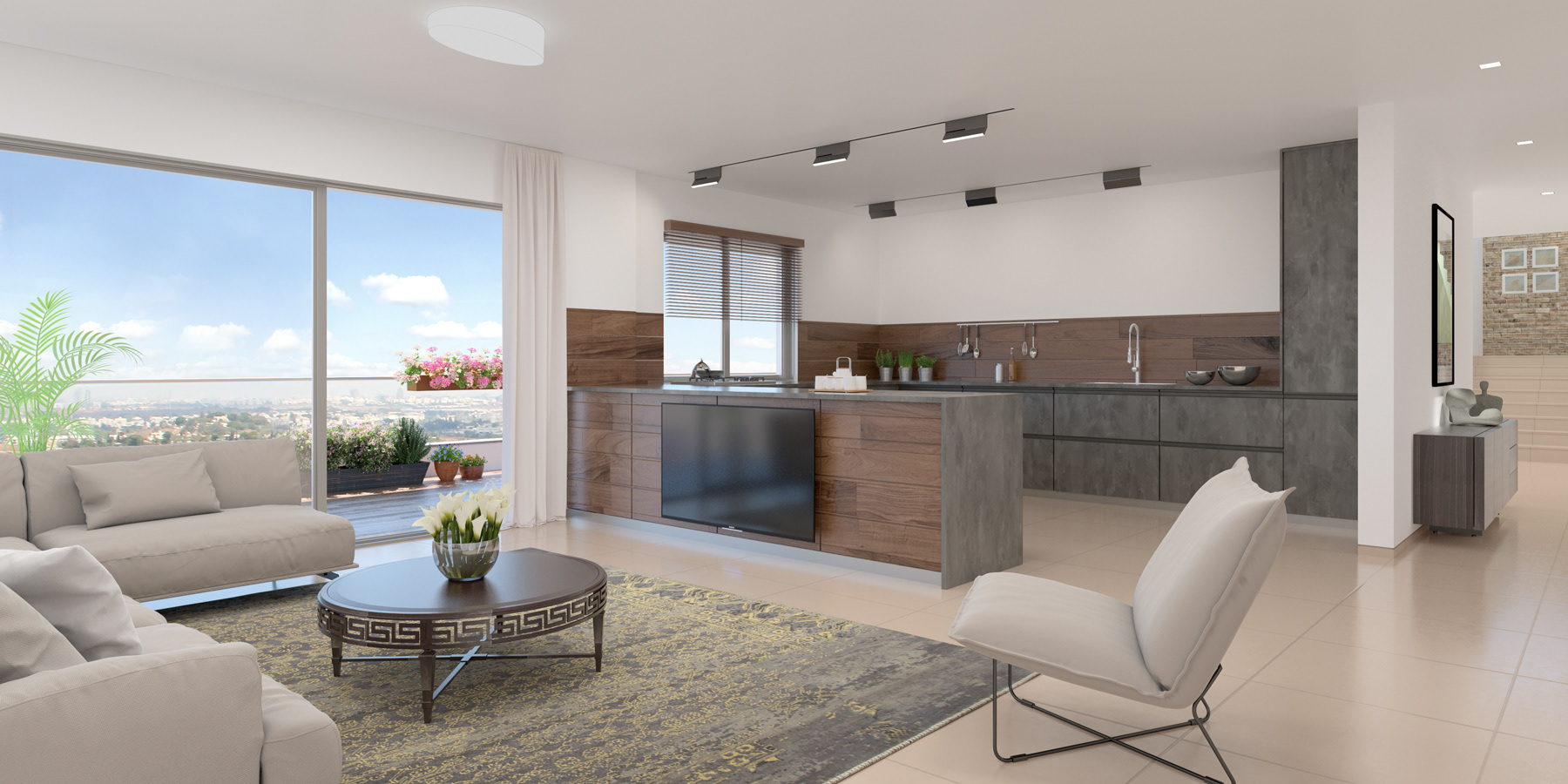 3d render Interior Designed by Ari Bruck-6