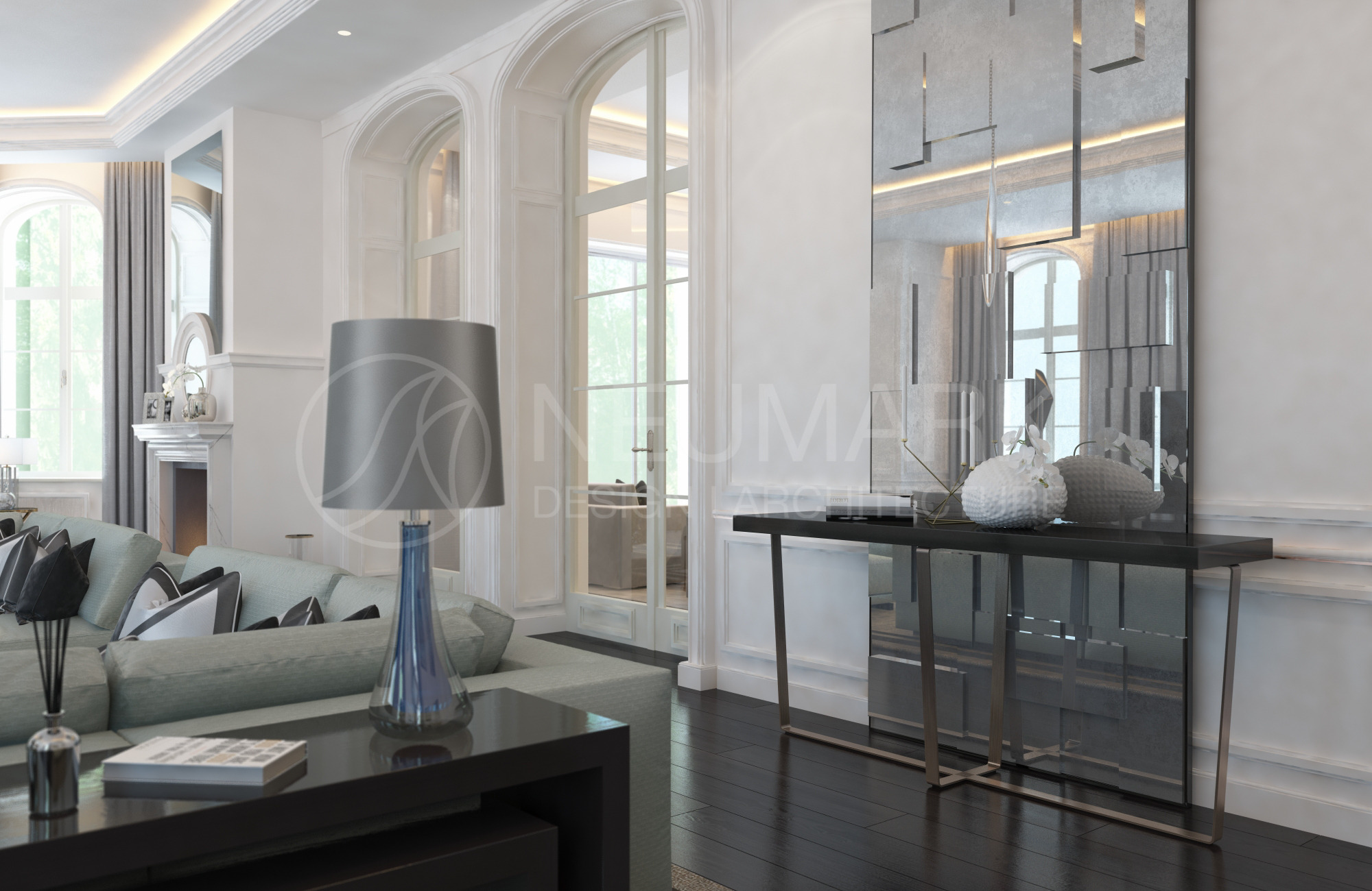 莫斯科英伦风豪华别墅设计-9