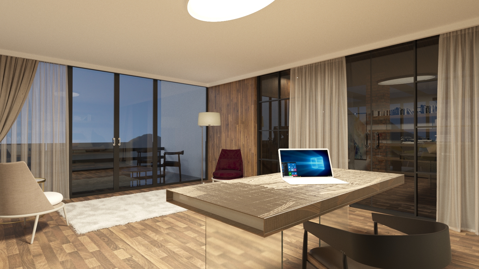 45-X 别墅 | 融入自然的室内设计杰作-10