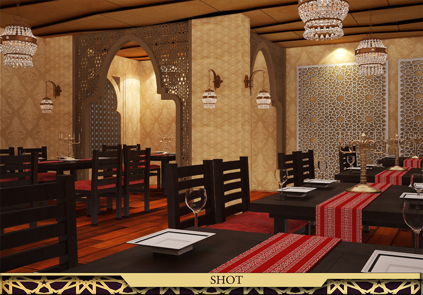 摩洛哥风格现代餐厅设计-0
