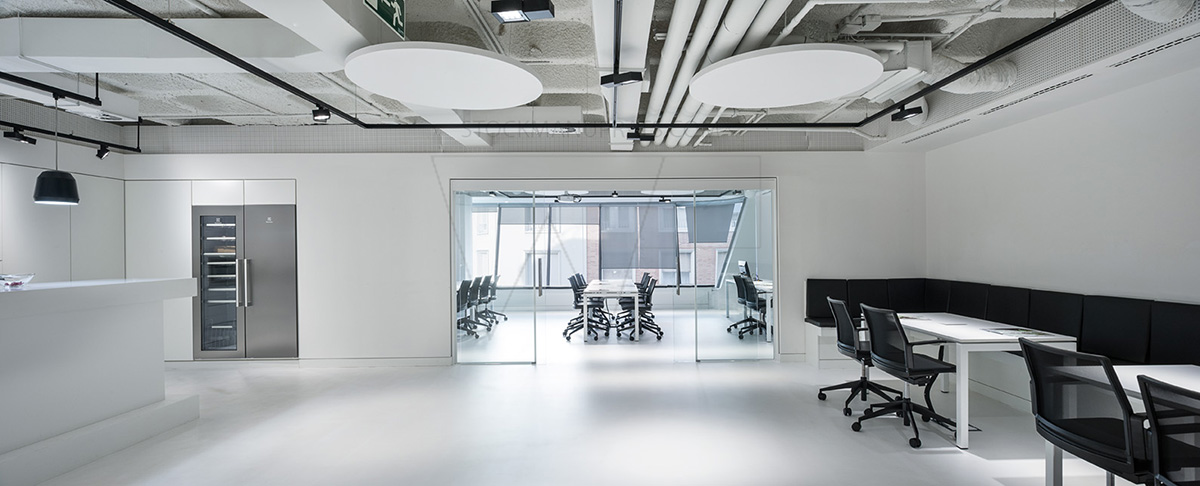 Open space area - interior design modern offices-12