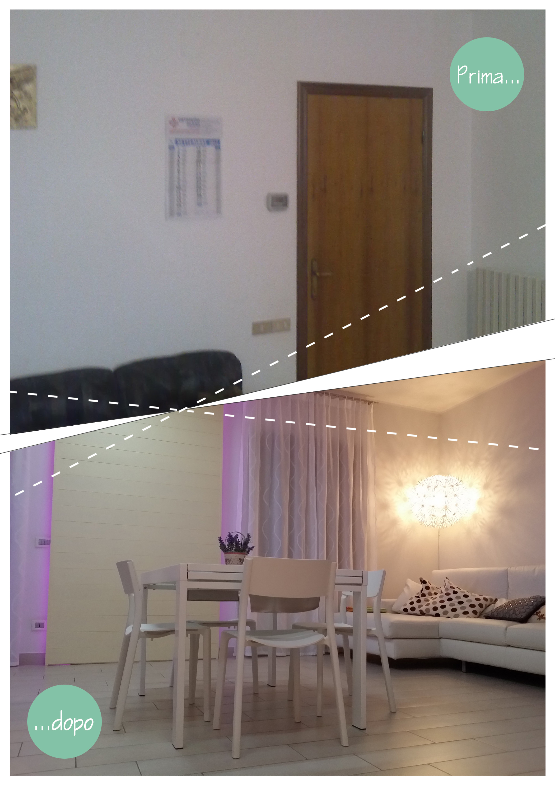 2014 年完工的个性化厨房玻璃面板装饰公寓室内设计案例-4