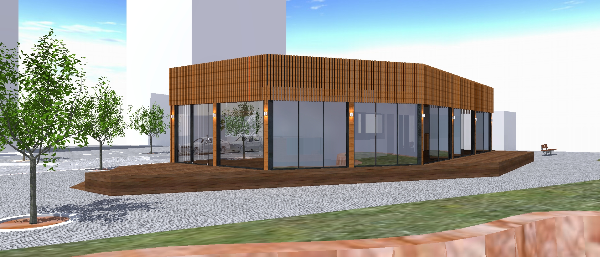 海滨公共空间重塑 | 餐厅室内设计-2