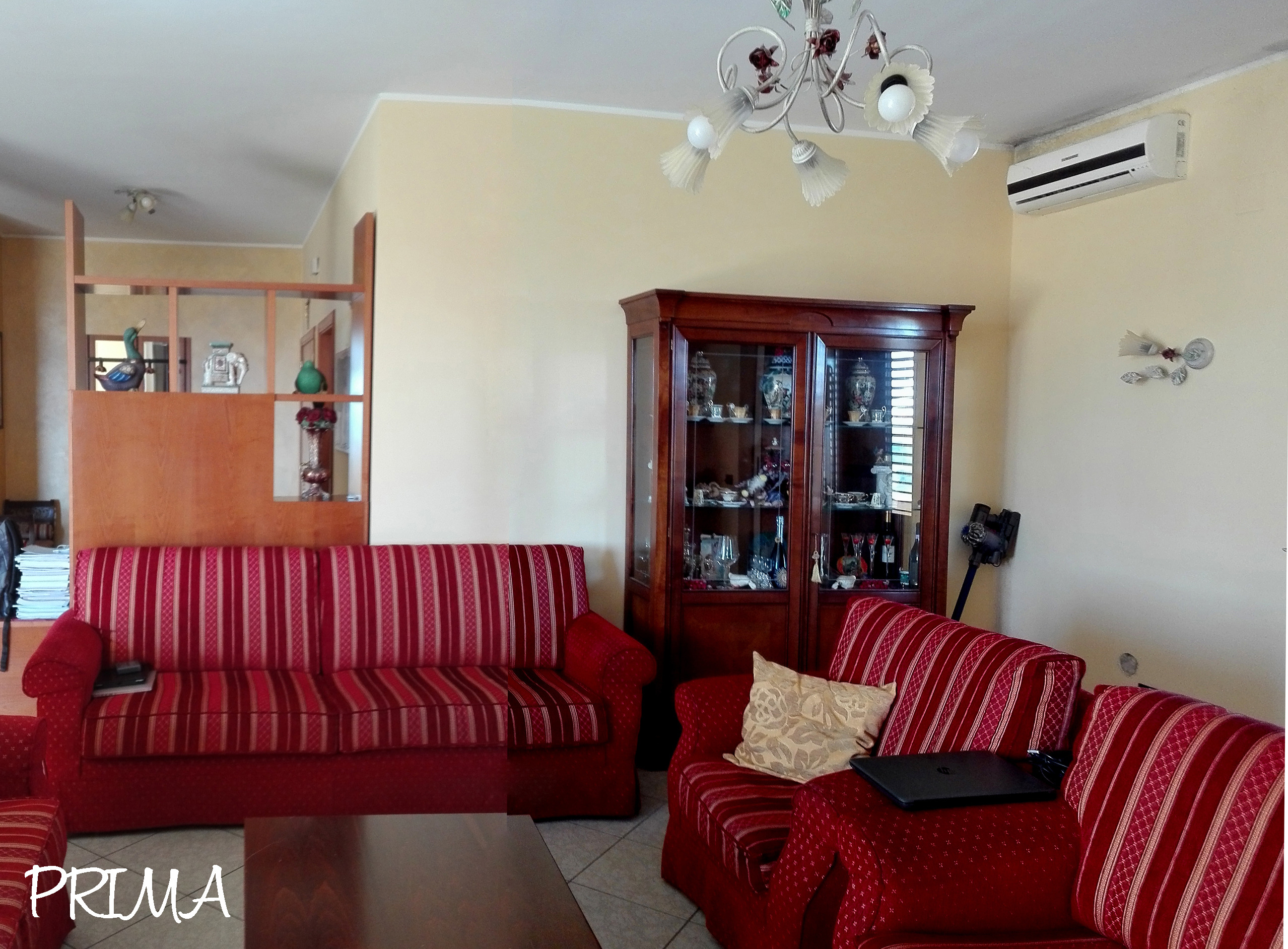 温馨开放式空间 | 意大利公寓客厅设计-44