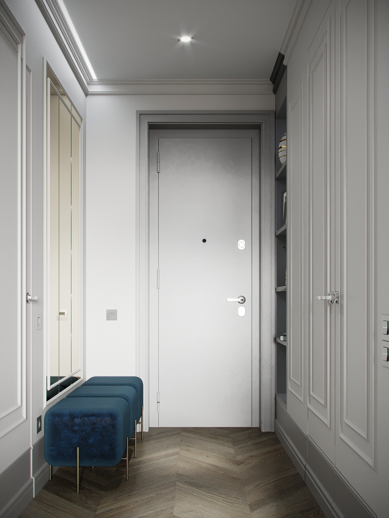 春日轻盈蓝调空间，细节尽显魅力-29