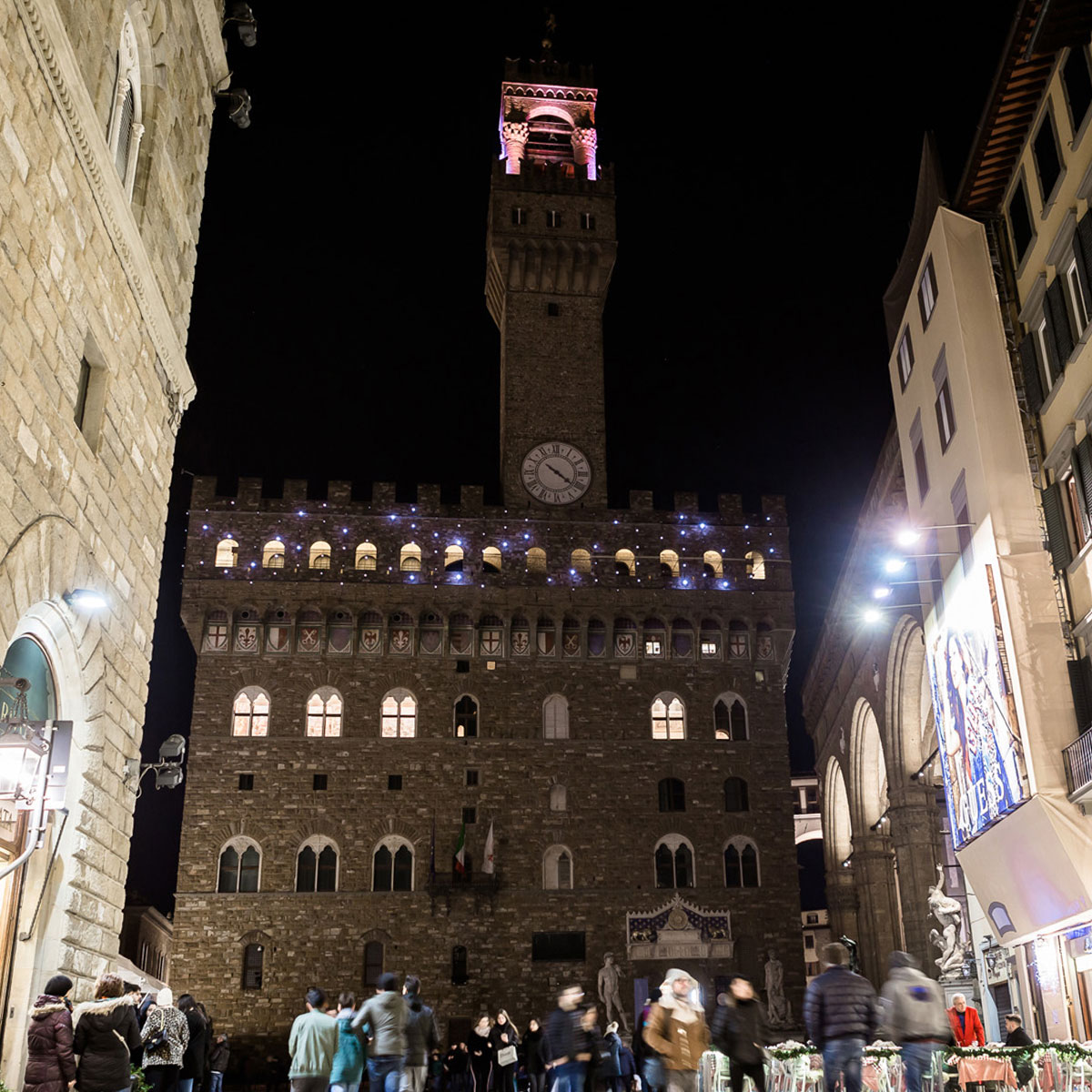 佛罗伦萨 F·Light 灯光节 · Palazzo Vecchio 宫殿光彩夺目-1