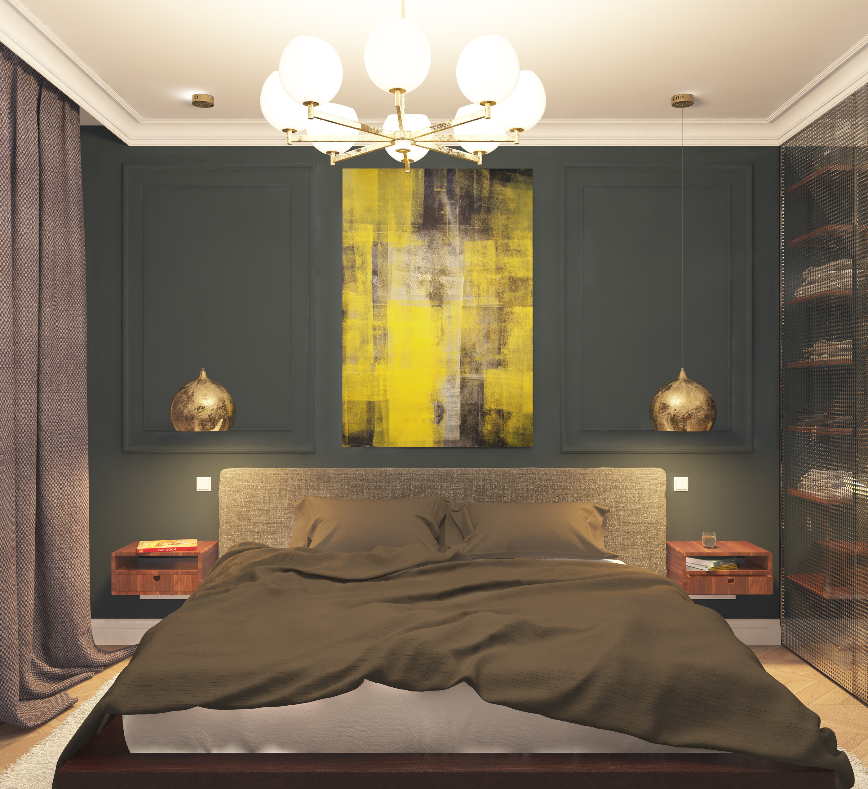 三口之家 100 平米私密住宅设计-11