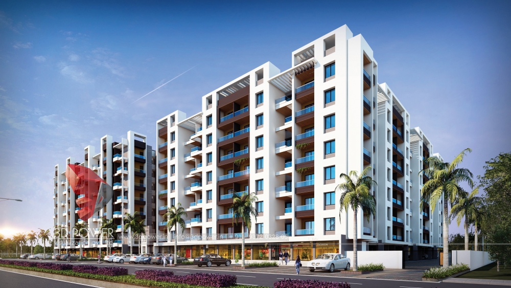 现代都市公寓建筑设计-6