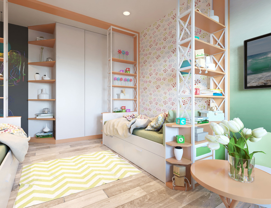 梦幻童趣空间—— Omnia 设计工作室儿童房案例鉴赏-3
