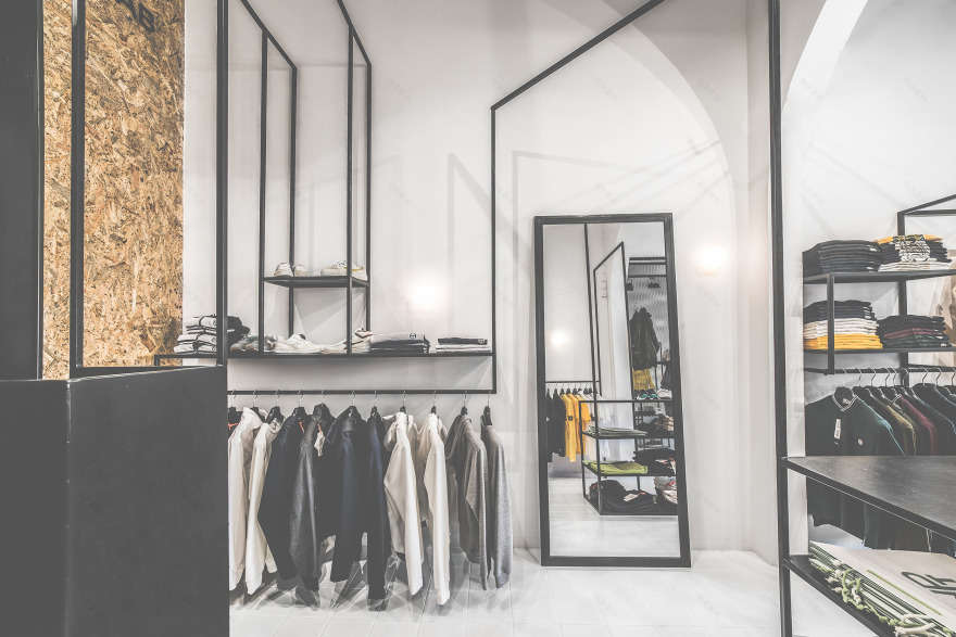 黑白线条勾勒出的独特购物体验-6