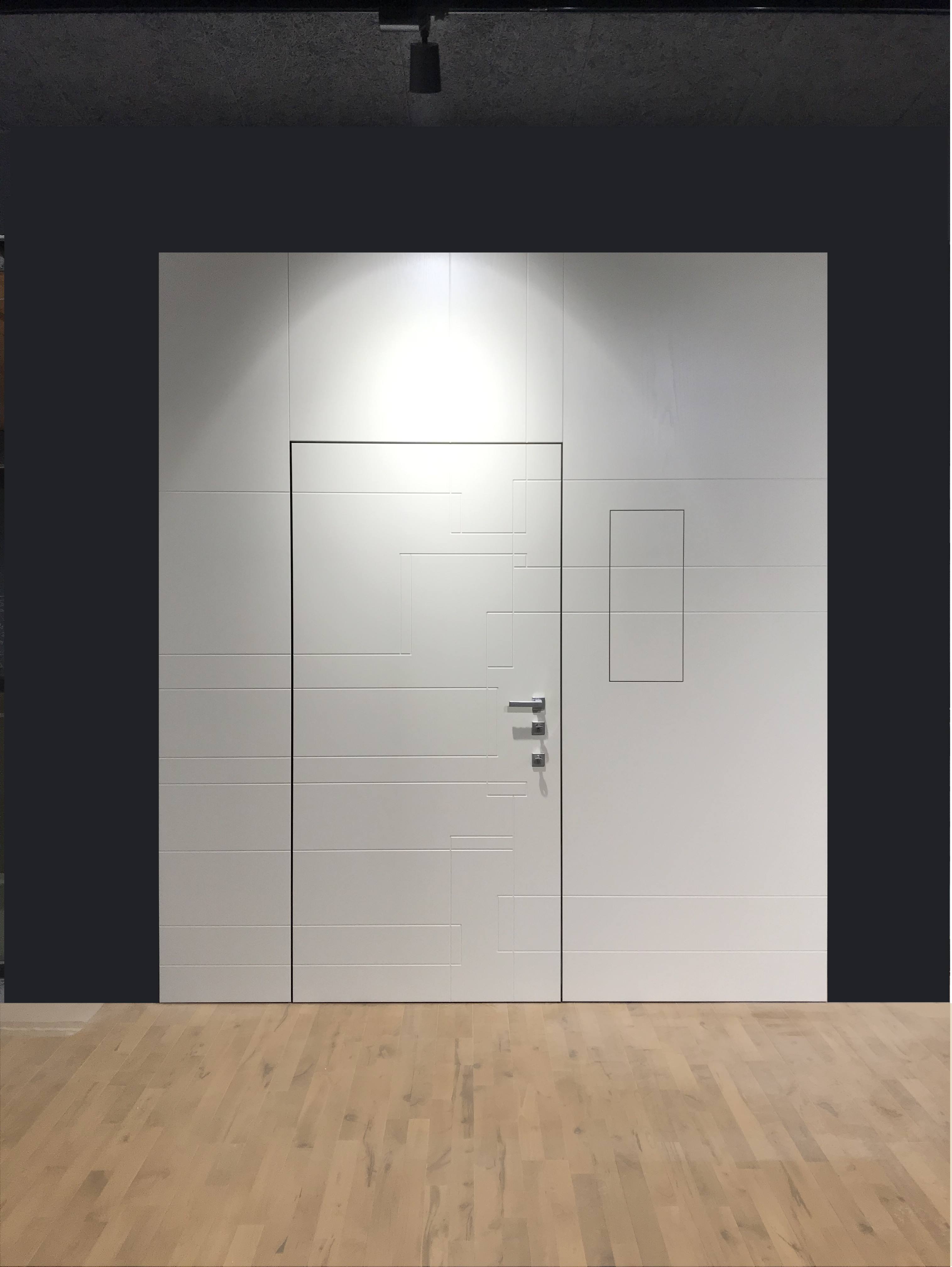 隐秘之门 | 现代木饰面墙壁的创意设计-1