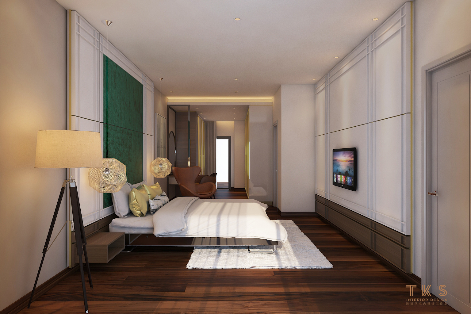 新中式风格的 Dale Lakefields @ Sungai Besi 三层联排别墅设计-12