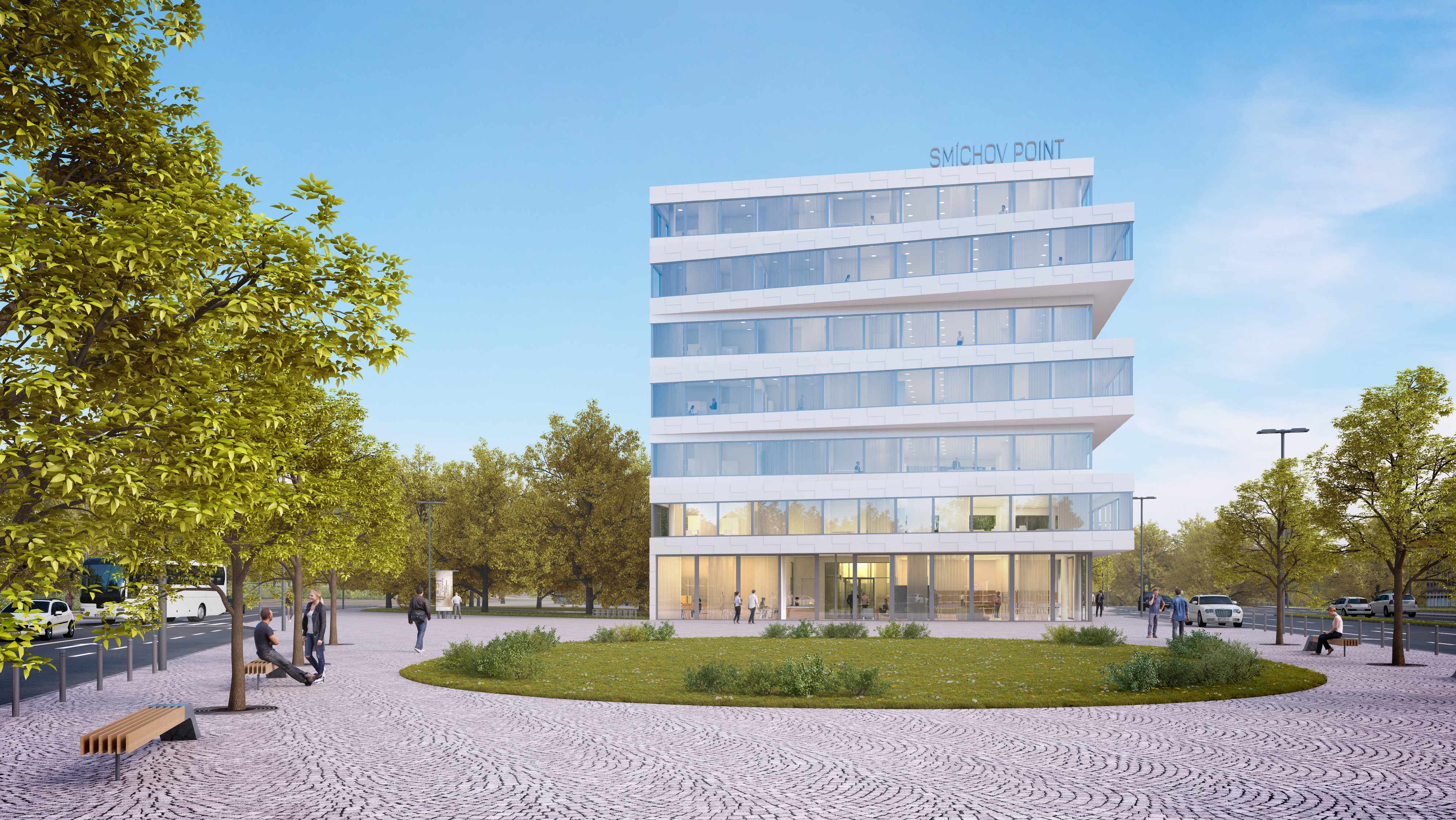 SMICHOV POINT | 旧厂新生，Prague 5 的时尚办公空间-4