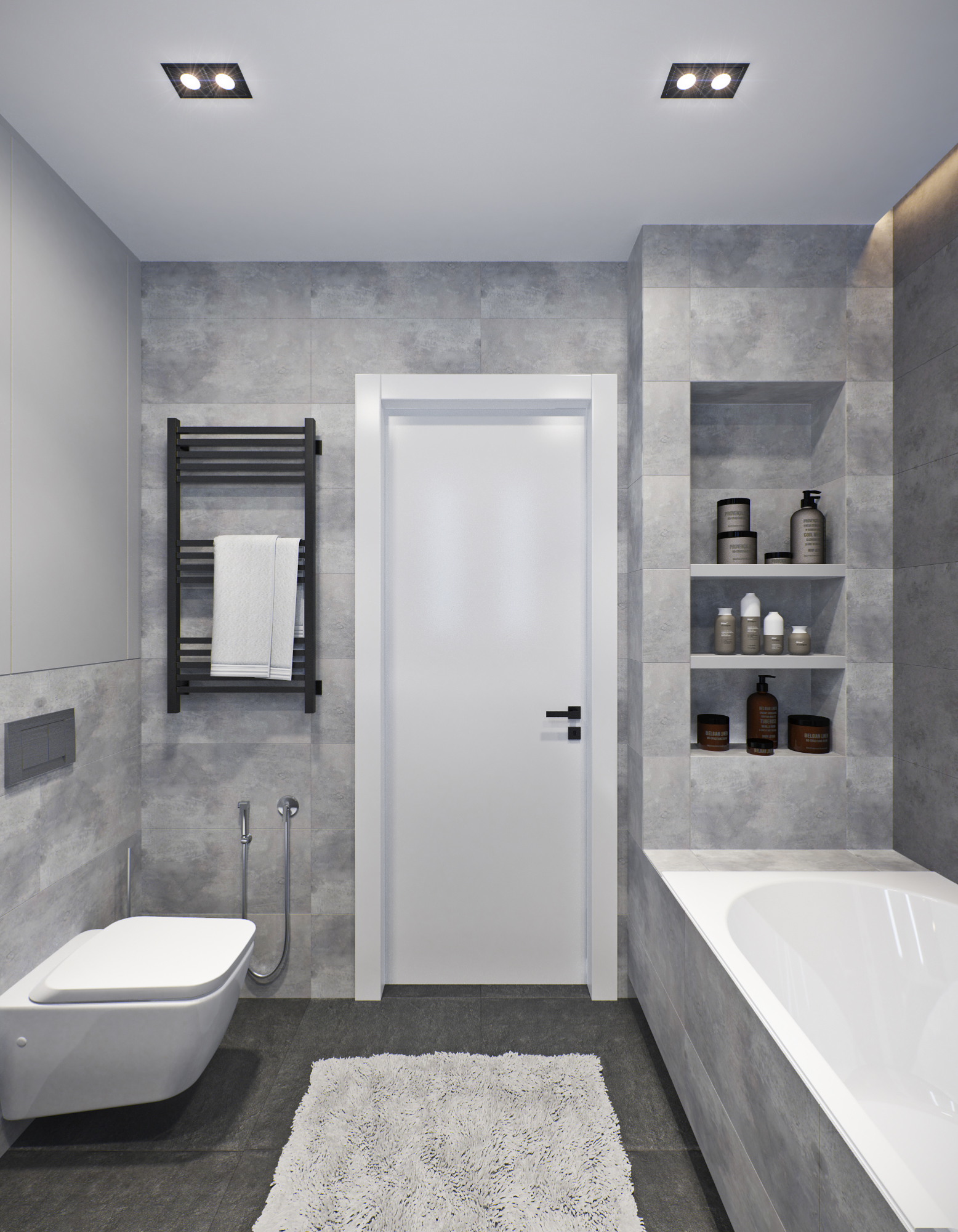 2017 年乌克兰基辅灰色系室内设计案例-18