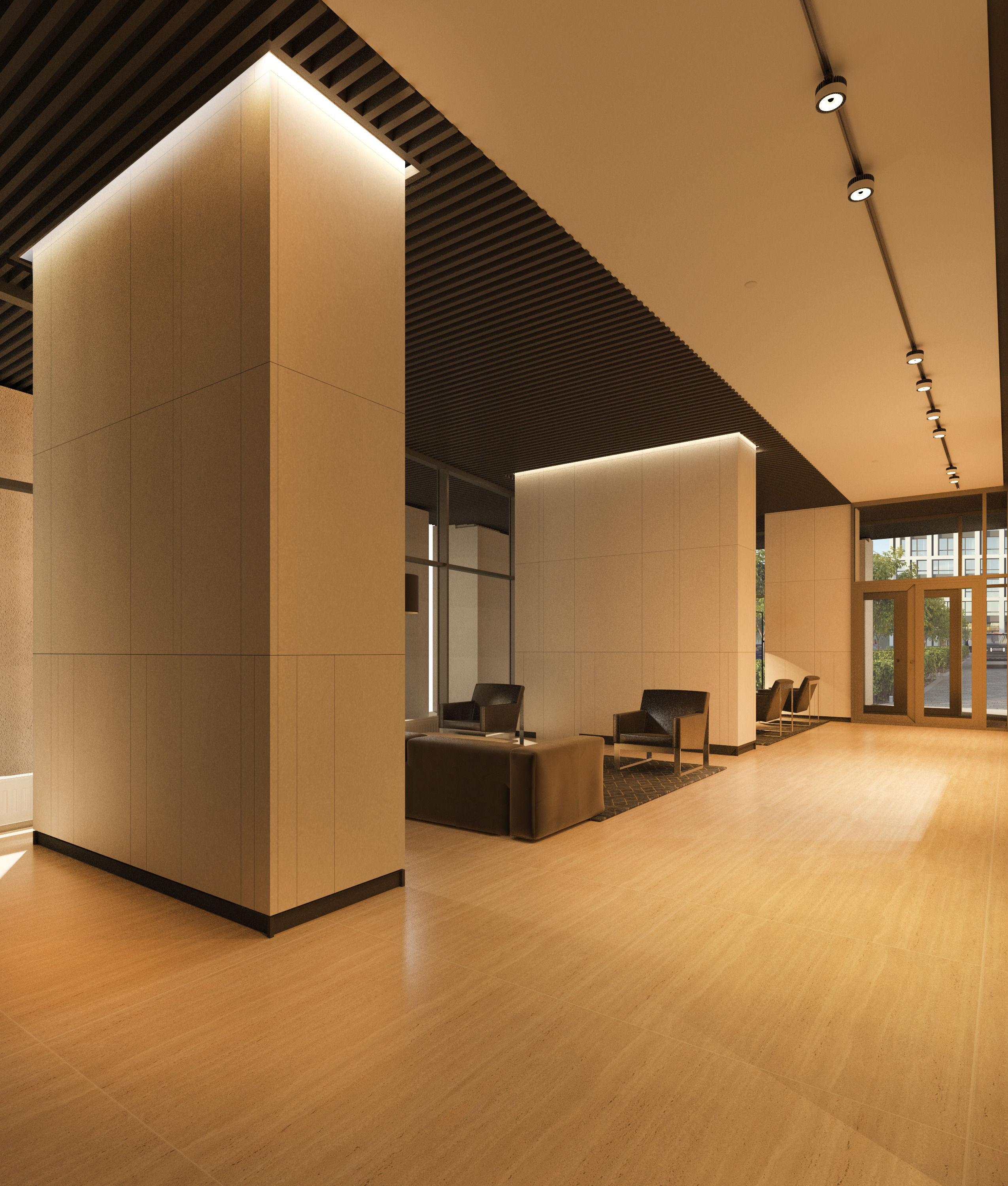 基辅左岸简约风格住宅综合体-30