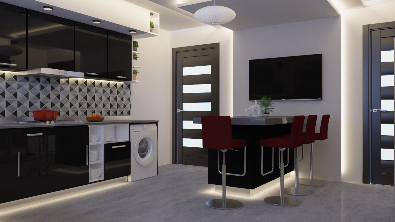 美食·视图 1·，美食·视图 2·，美食·视图 3·，大厅·夜间空间·，大厅朝向夜间空间-12