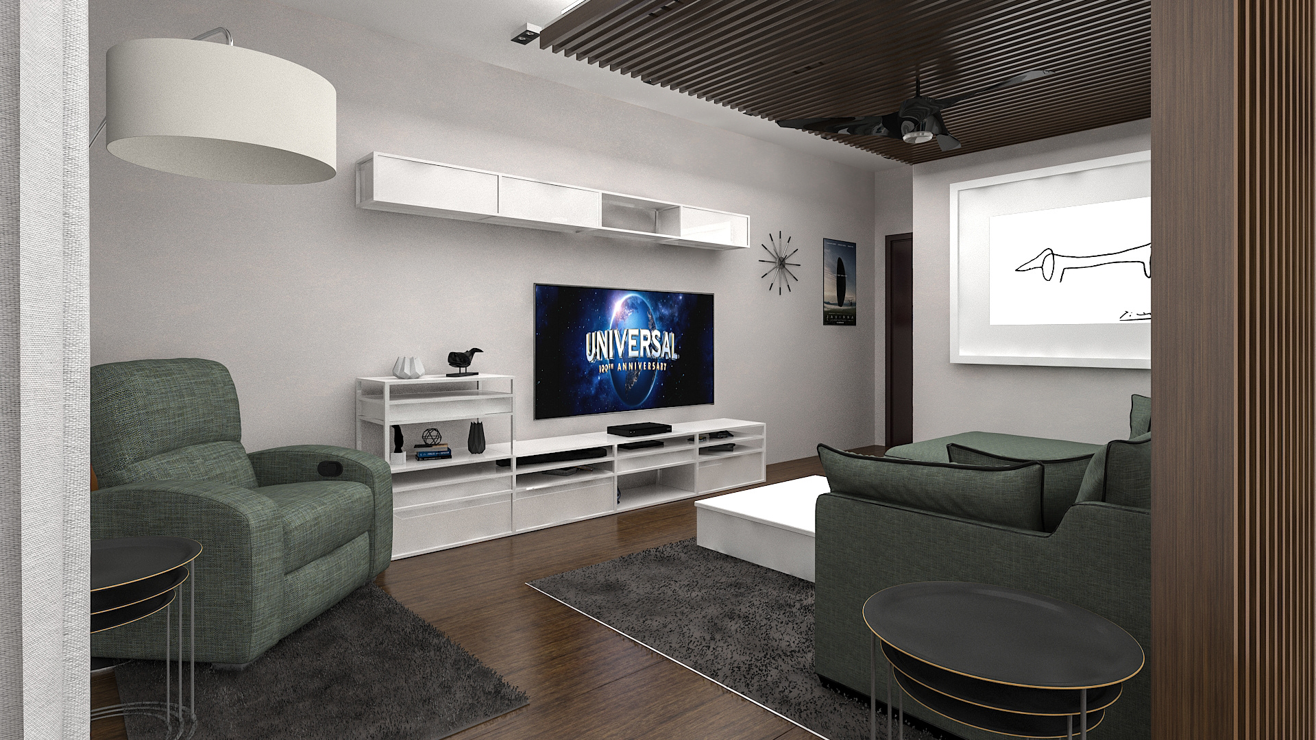 现代简约客厅设计案例-16