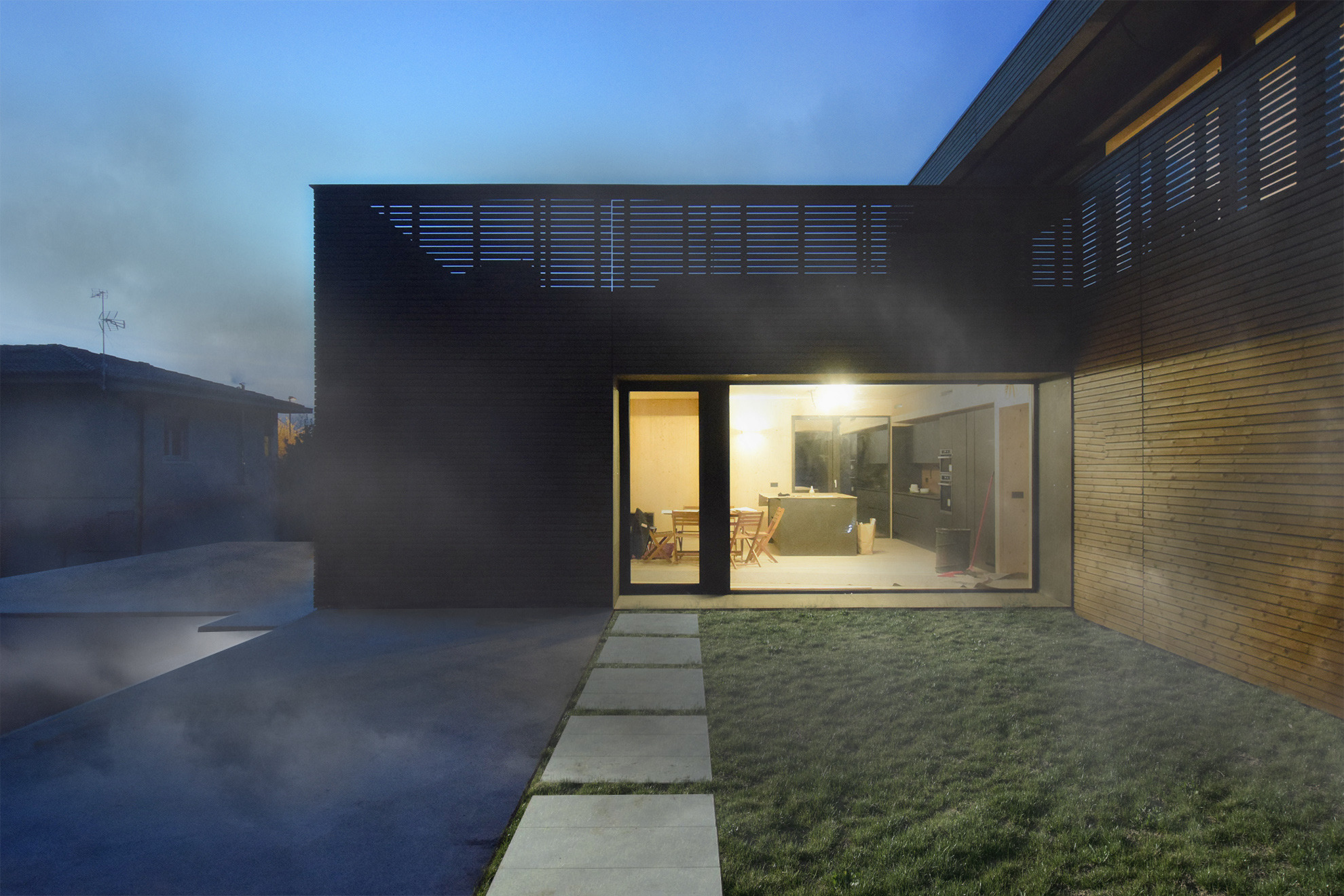 2019 年完成的被动式木结构别墅-15