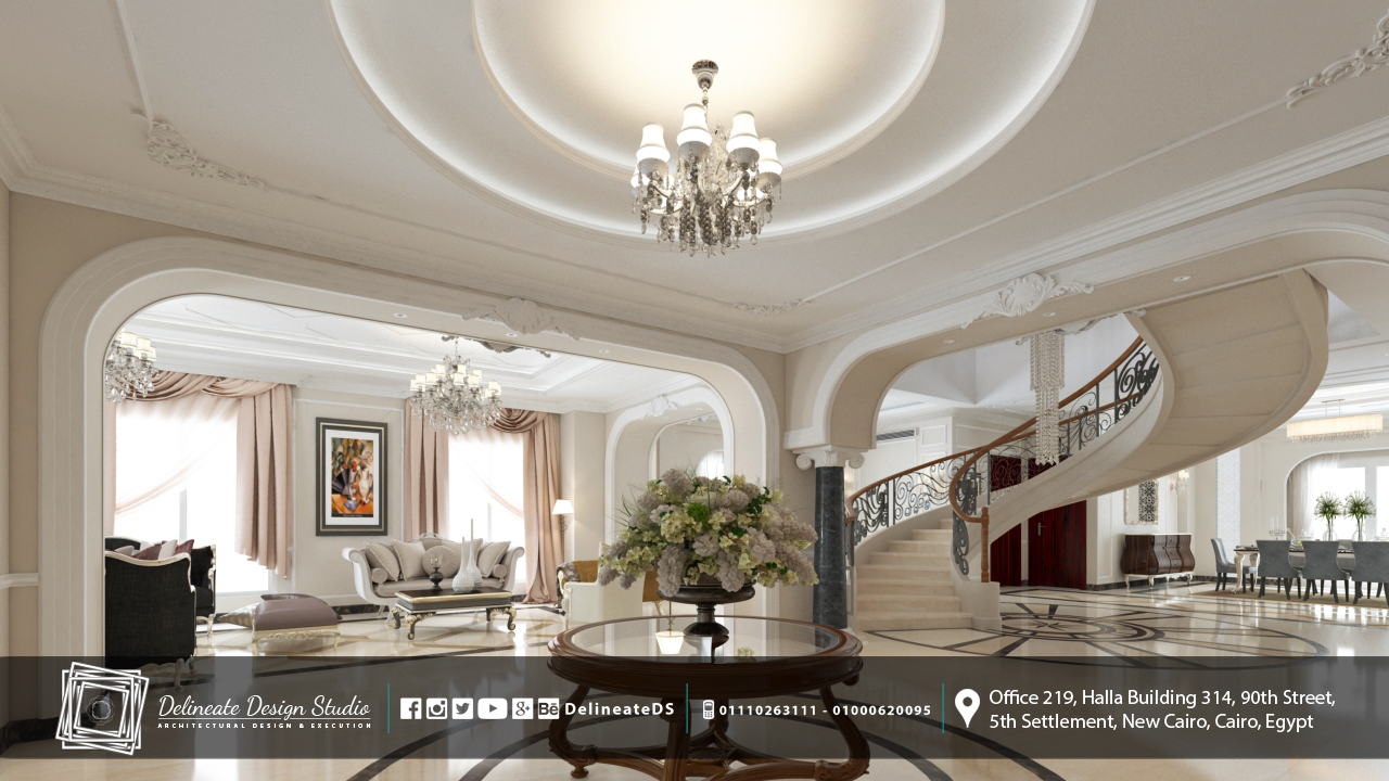 新开罗别墅 | 现代宜居的室内外设计-0