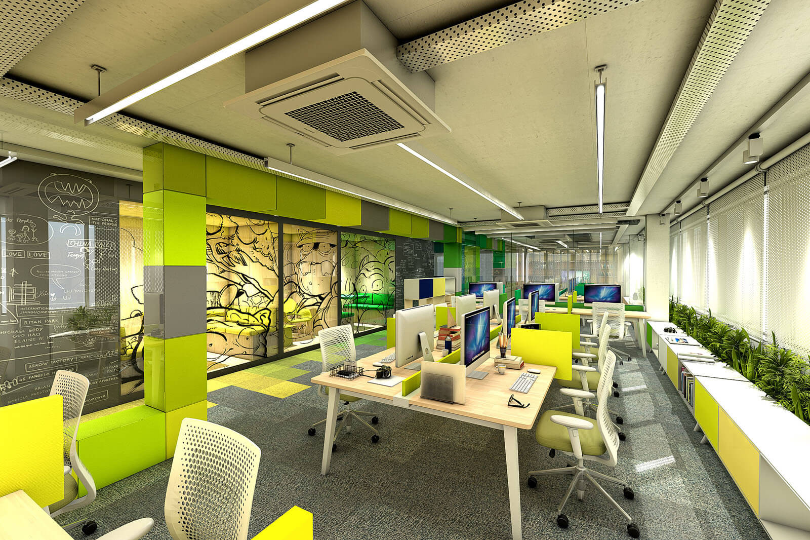 铁皮游戏总部办公空间设计-53