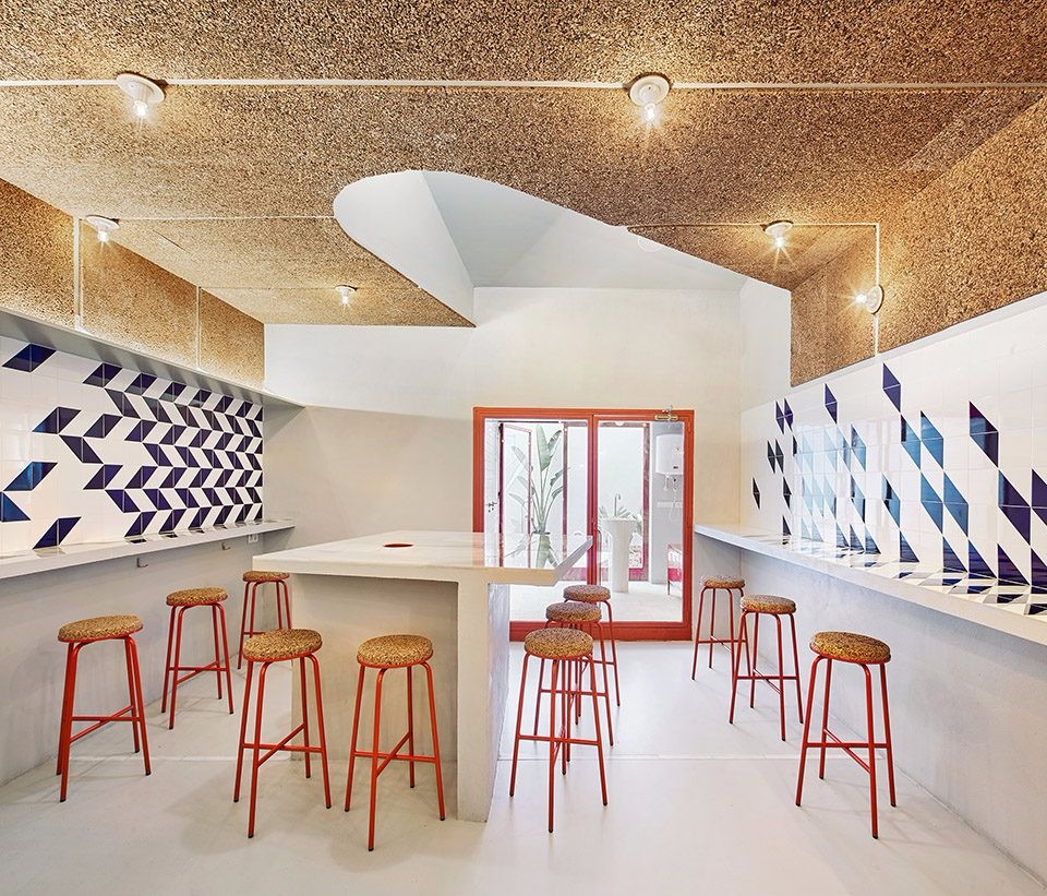 巴塞罗那 El Villa 酒吧改造-12