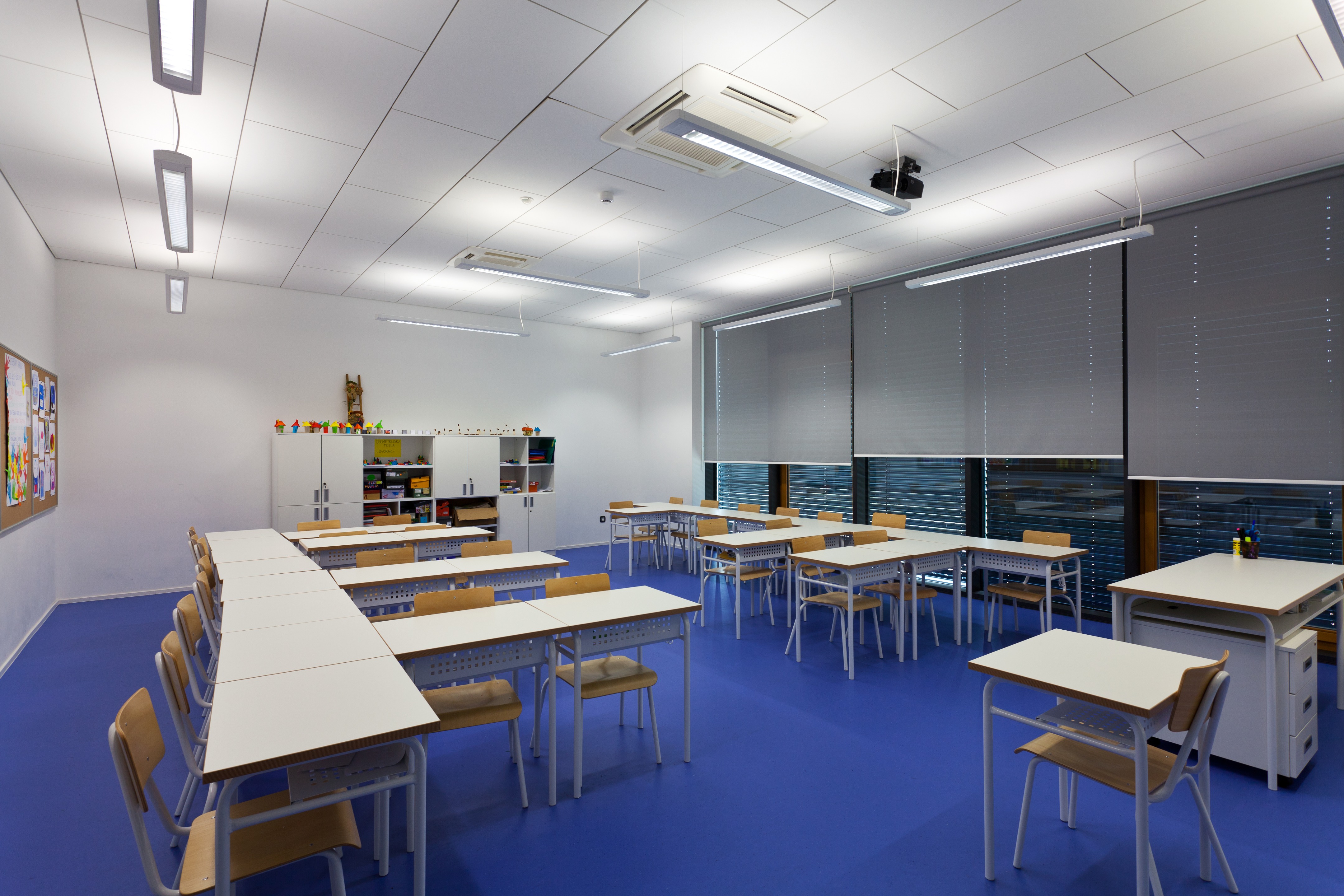 克罗地亚幼儿园与学校照明设计案例-4