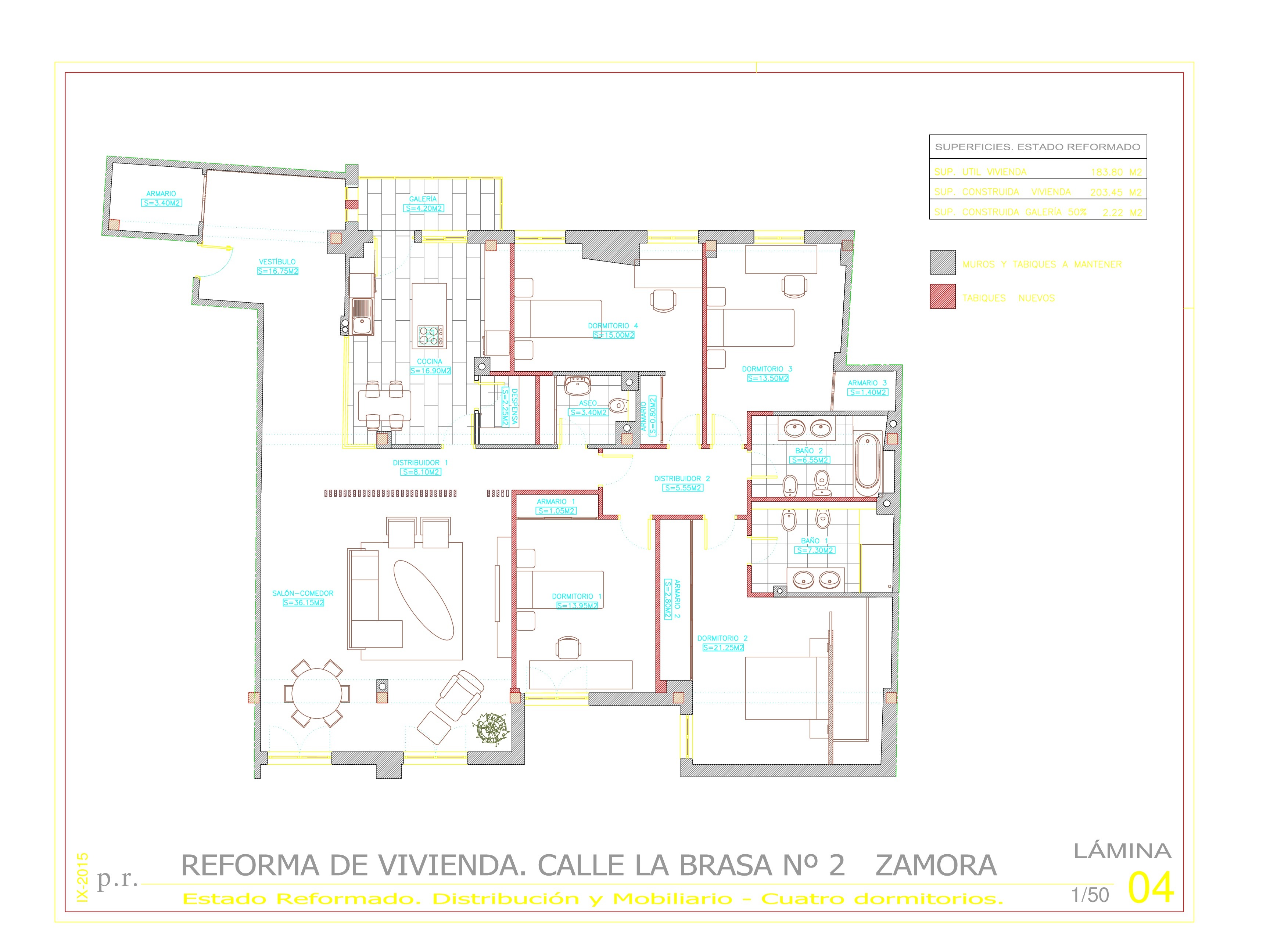 西班牙住宅改建,精致室内设计展现自然韵味-35