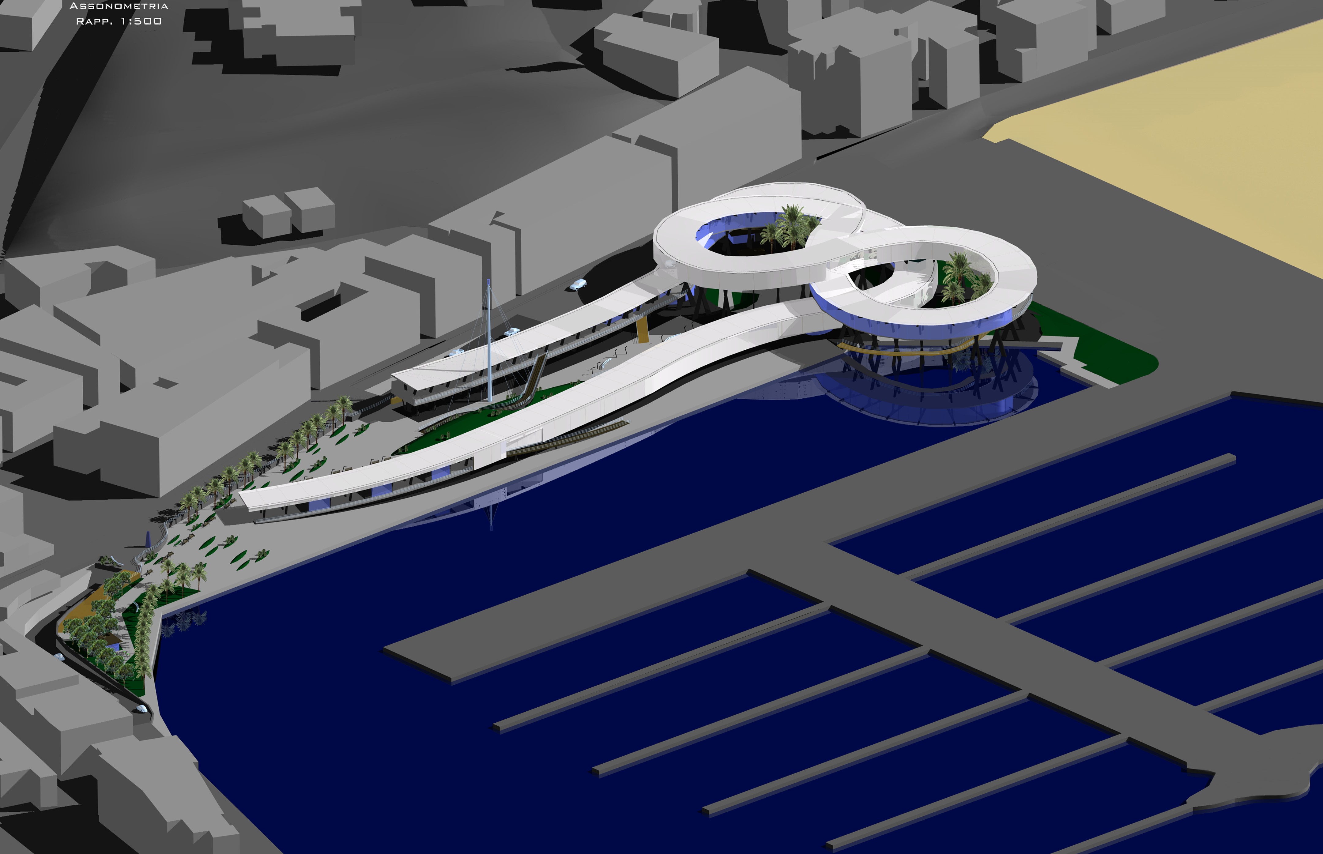 2002 年未实现的安齐奥港口区更新计划-3