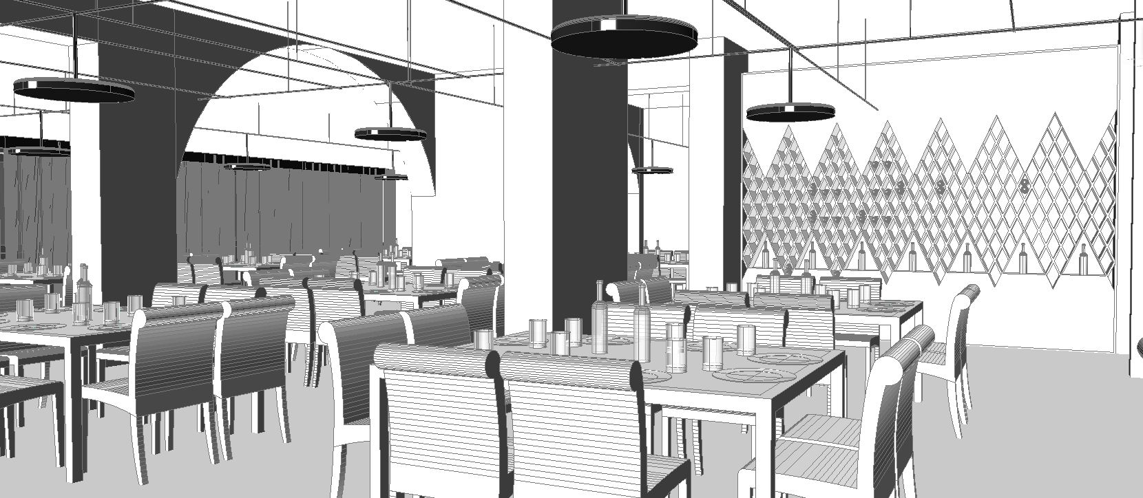 2018 年改造完成的高端餐厅设计案例-15