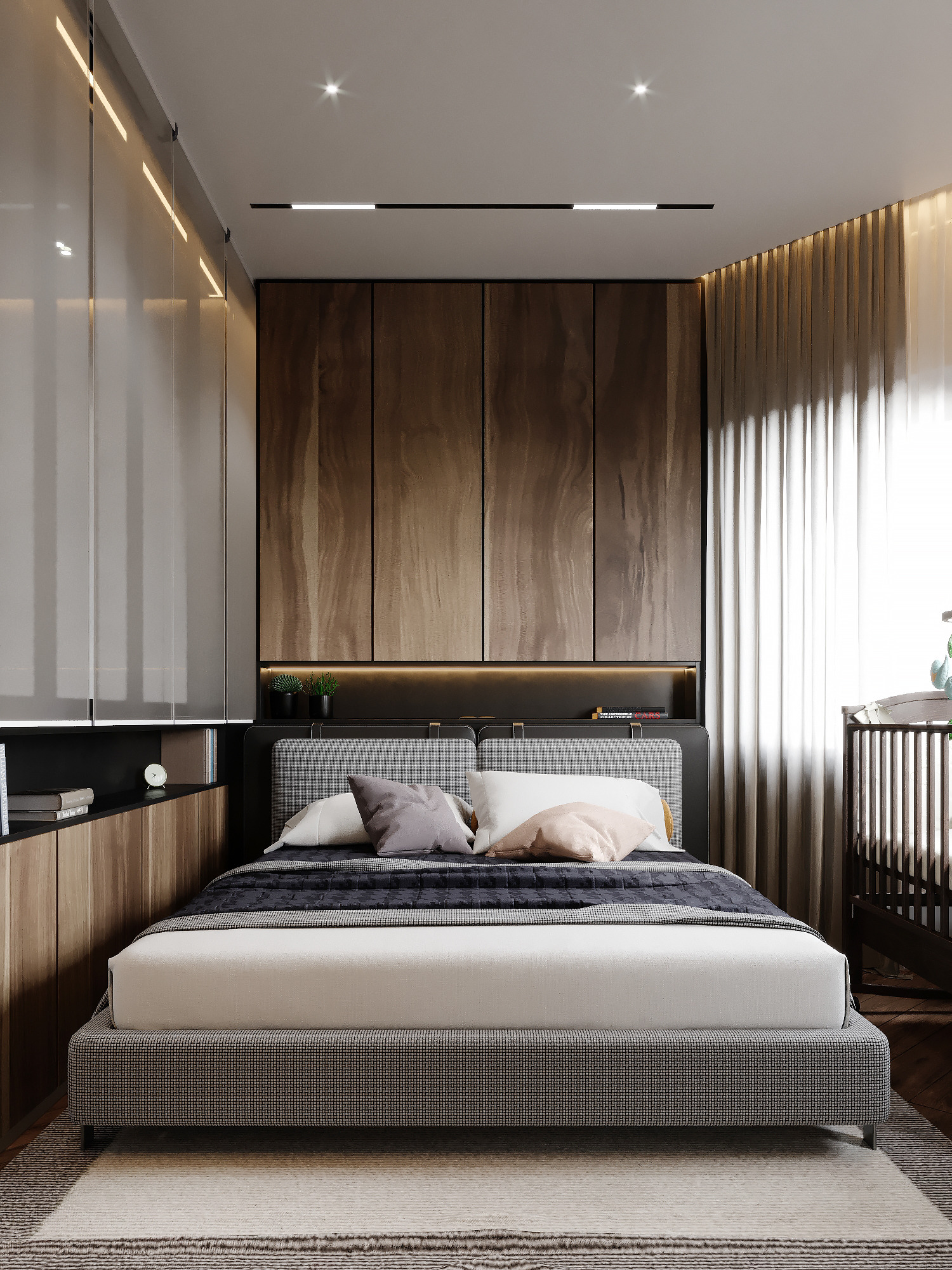 浪漫法式客厅，温馨和谐的家庭角落-3