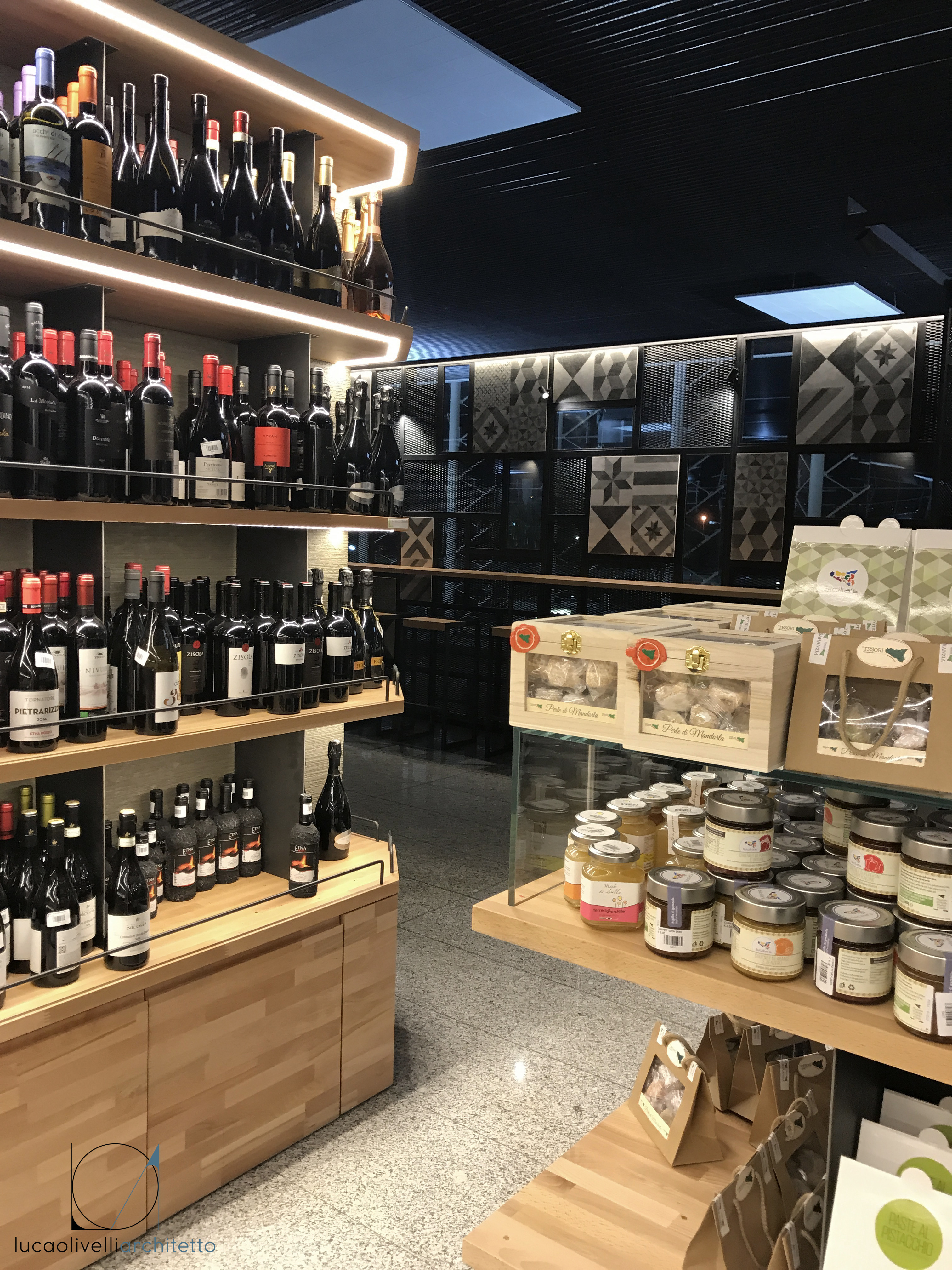 2017 年完成的西西里酒吧餐厅商店室内设计-12