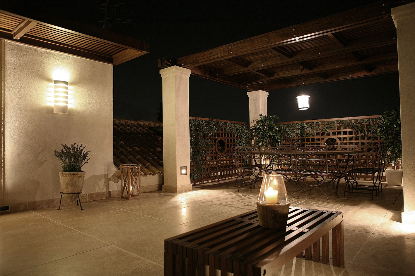 简约时尚的露台公寓设计-8