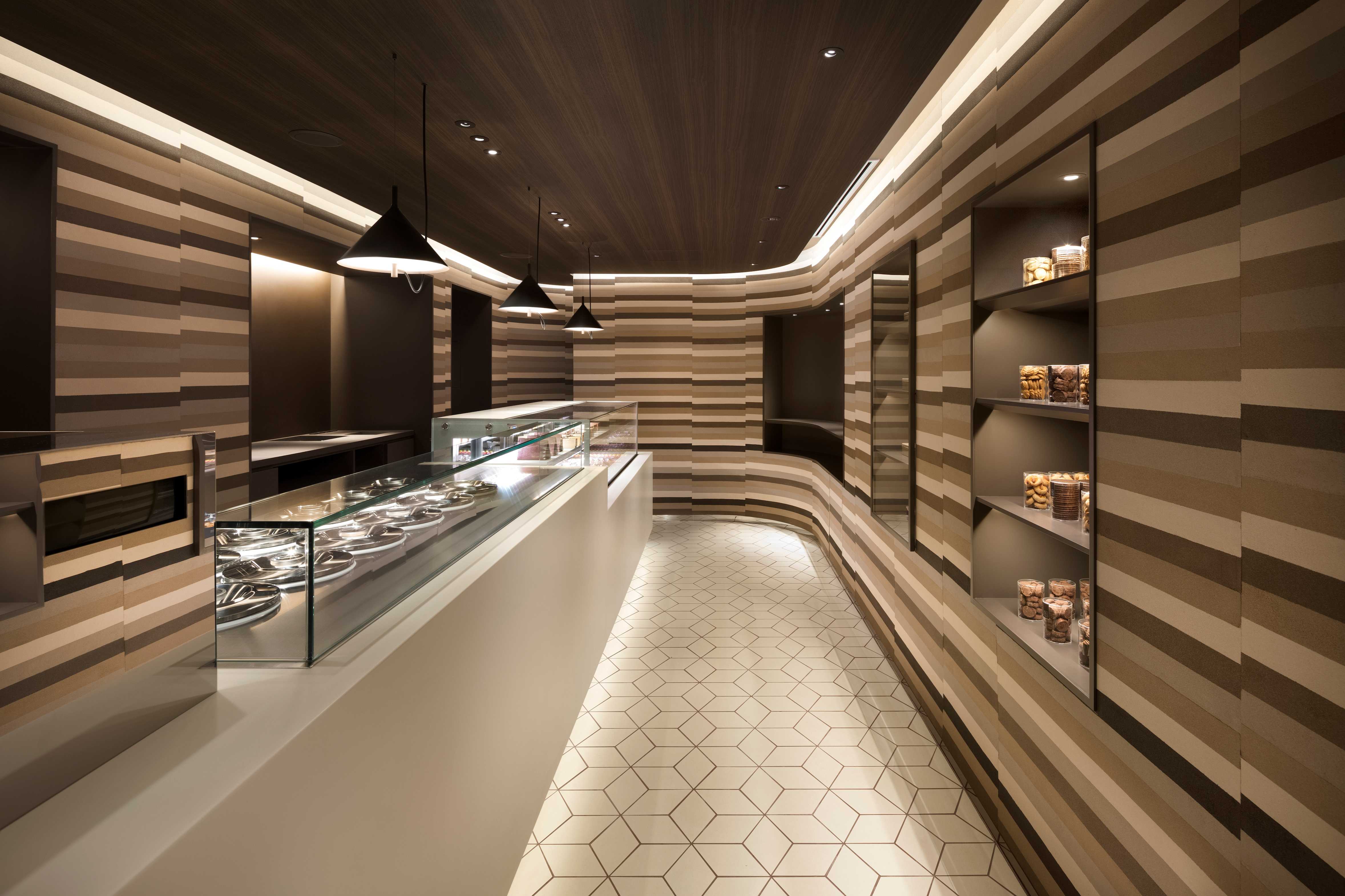 东京吉祥寺冰淇淋巧克力店,柔和色彩营造放松氛围-5