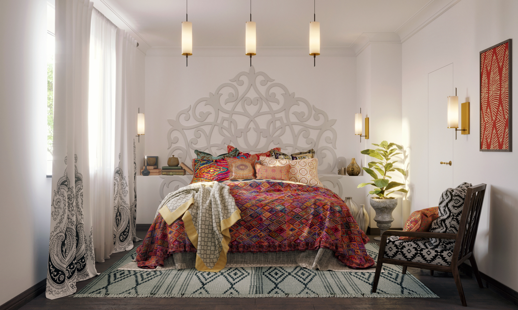 House. Moroccan motifs - 2nd floor-0