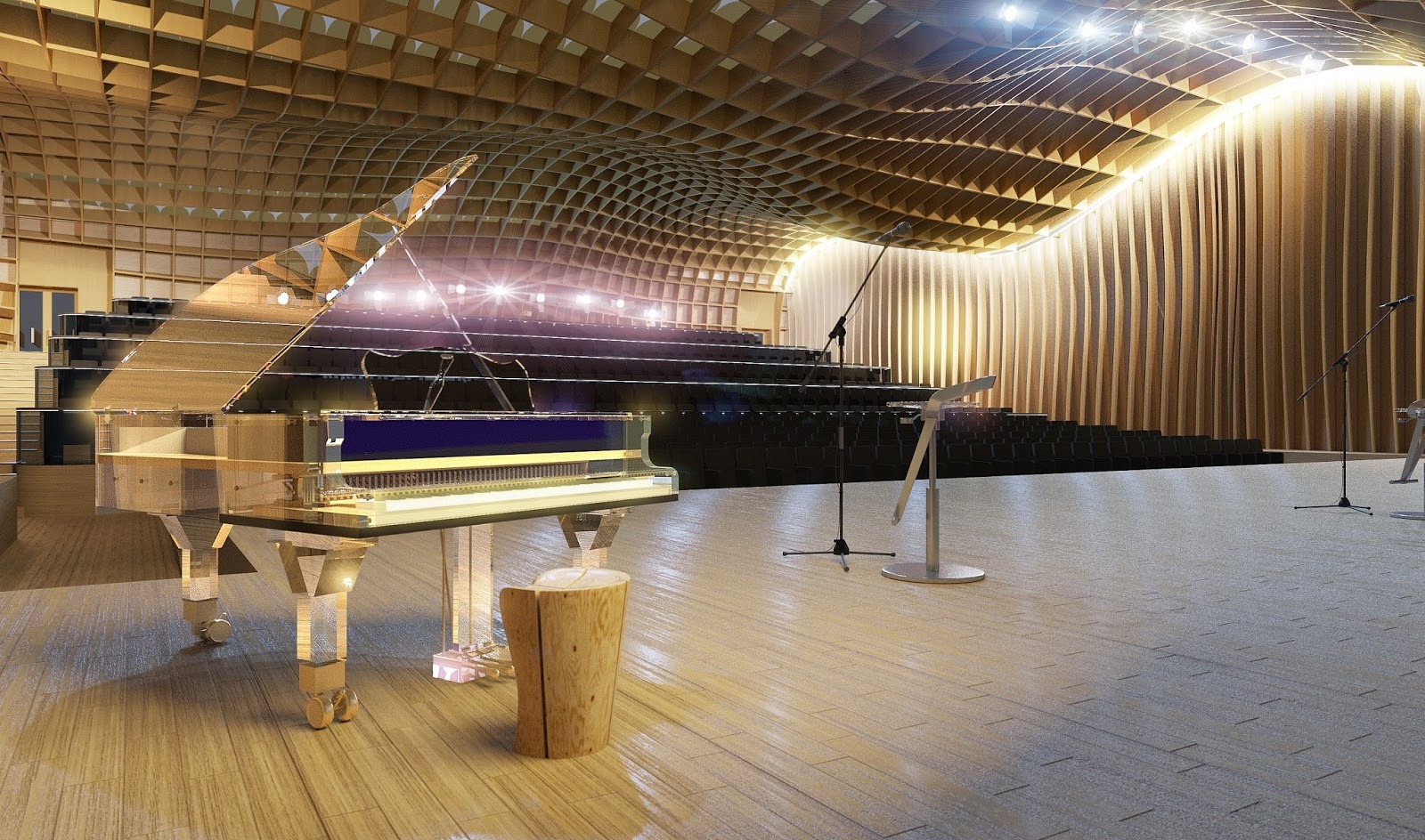 莫斯科历史中心多功能会议厅·影院设计-13