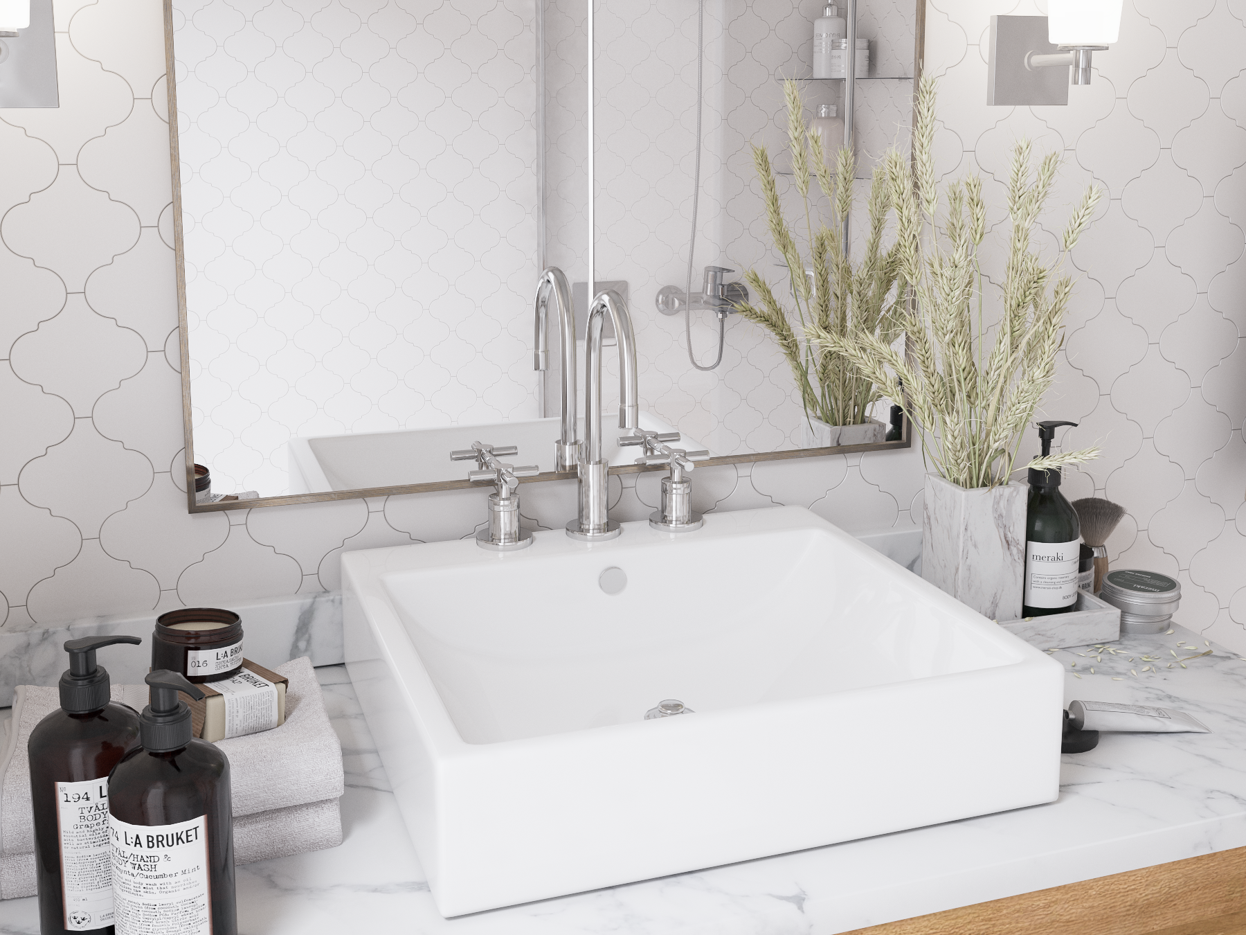 Scandinavian Interior (3ds max, Corona)-14